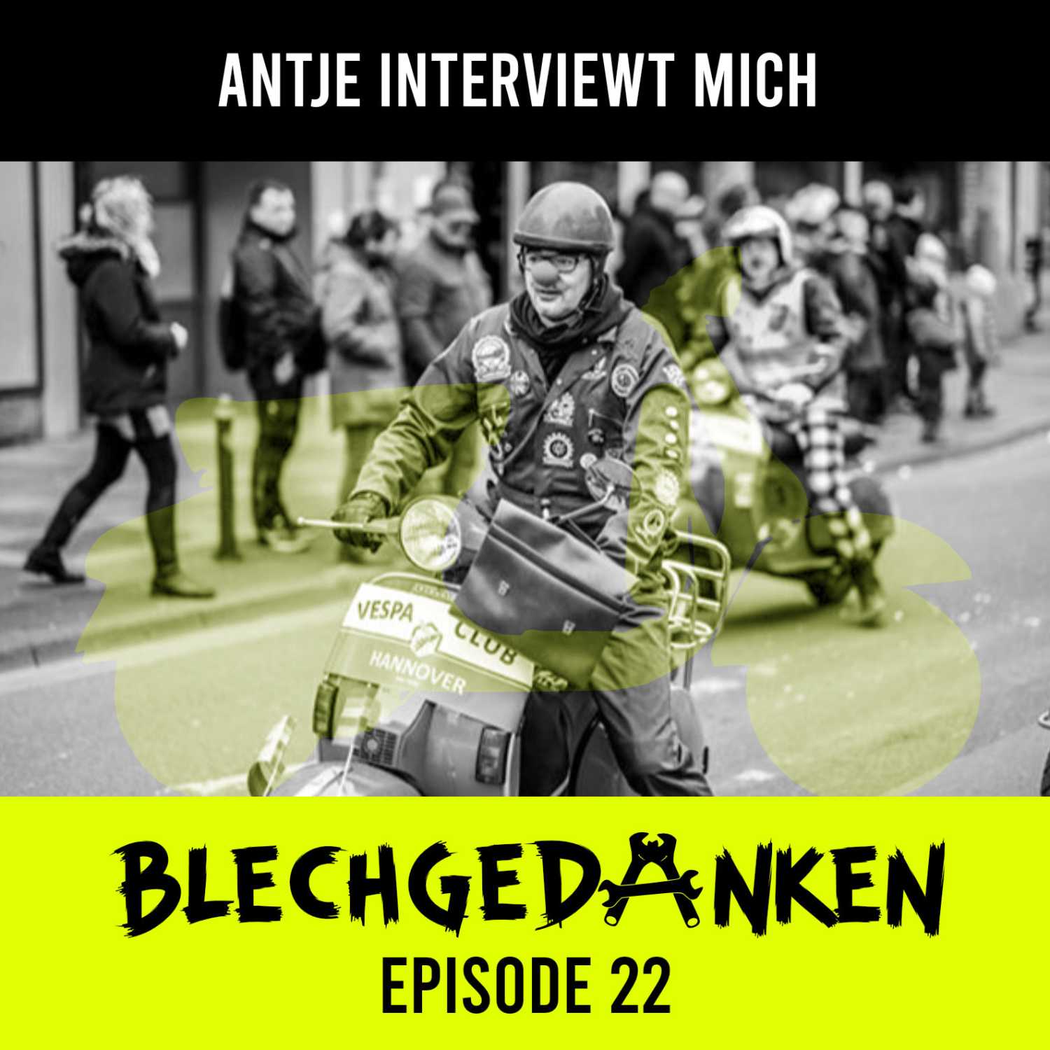 Blechgedanken Episode 22 - Be Interviewed – Rollentausch der Moderation -  Antje Wöhnke spricht mit mir