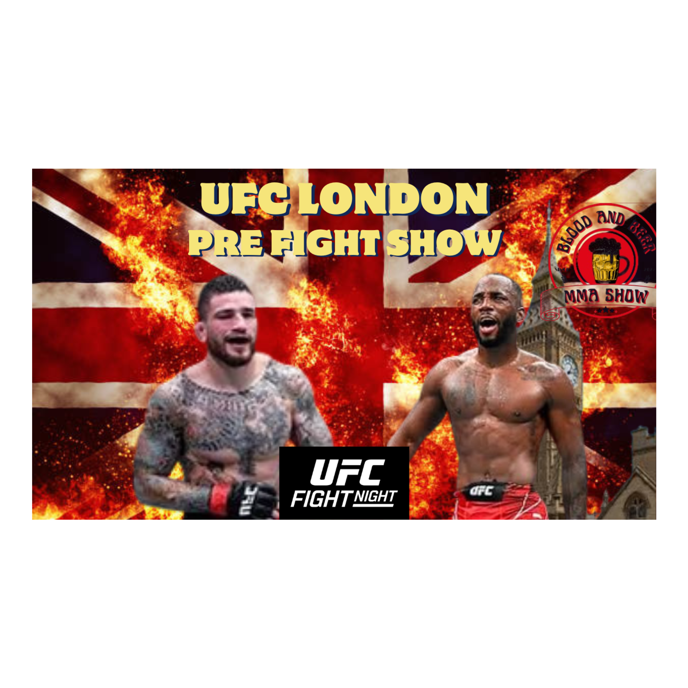 Blood and Beer 130 UFC London Main Card Breakdown episode artwork