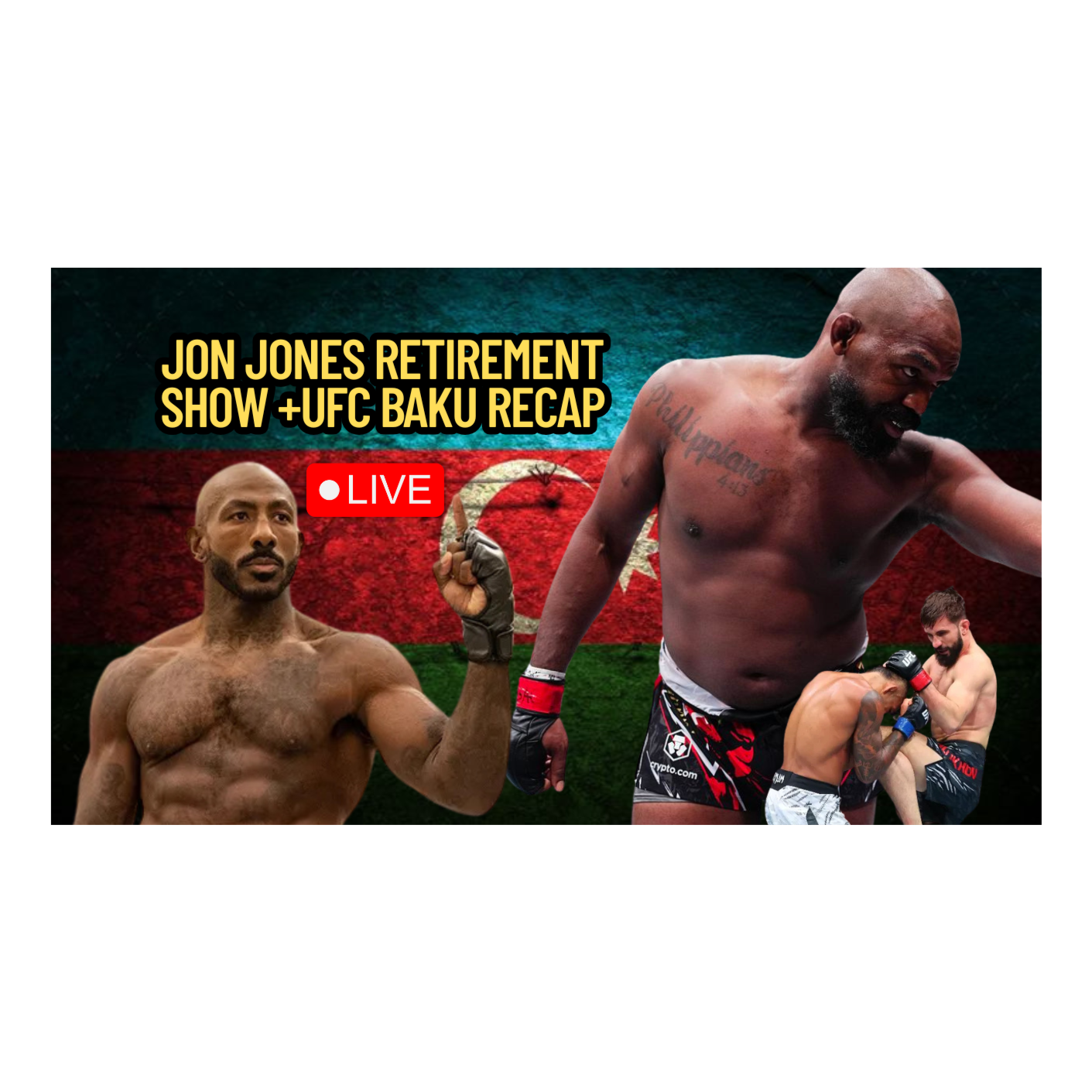 Blood and Beer 156: Jon Jones Retirement. + UFC Baku Recap  episode artwork