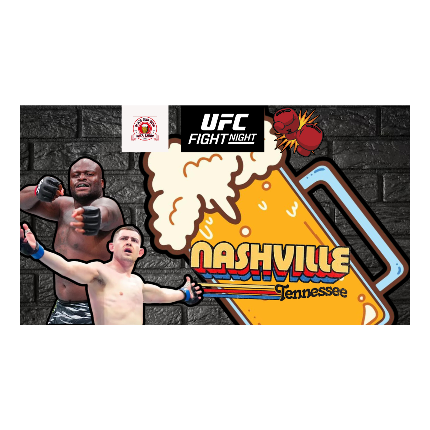 Blood and Beer 160: UFC Nashville Recap + Boxings Weekend Roundup episode artwork