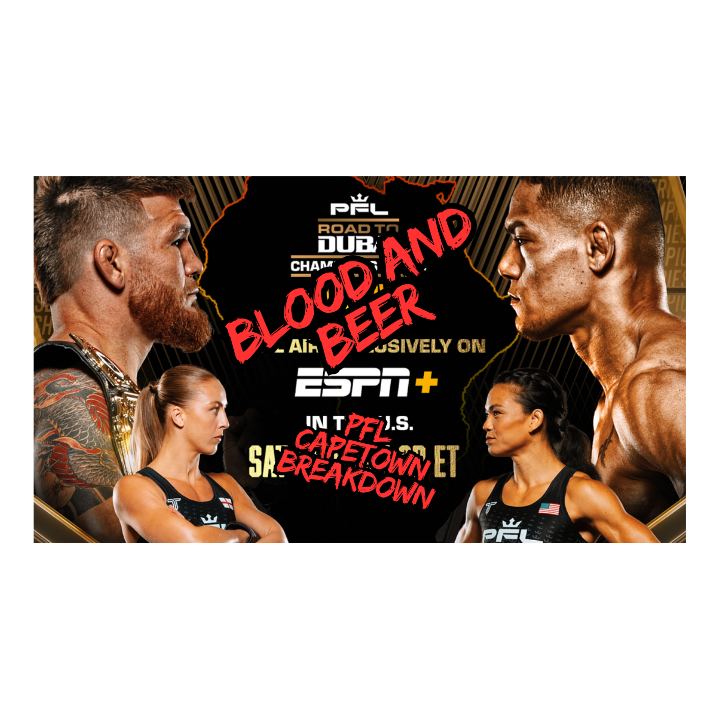 Blood and Beer 161: PFL Champion Series Capetown Breakdown | Johnny Eblen v Costello Van Steenis | Dakota Ditcheva v Sumiko Inaba episode artwork
