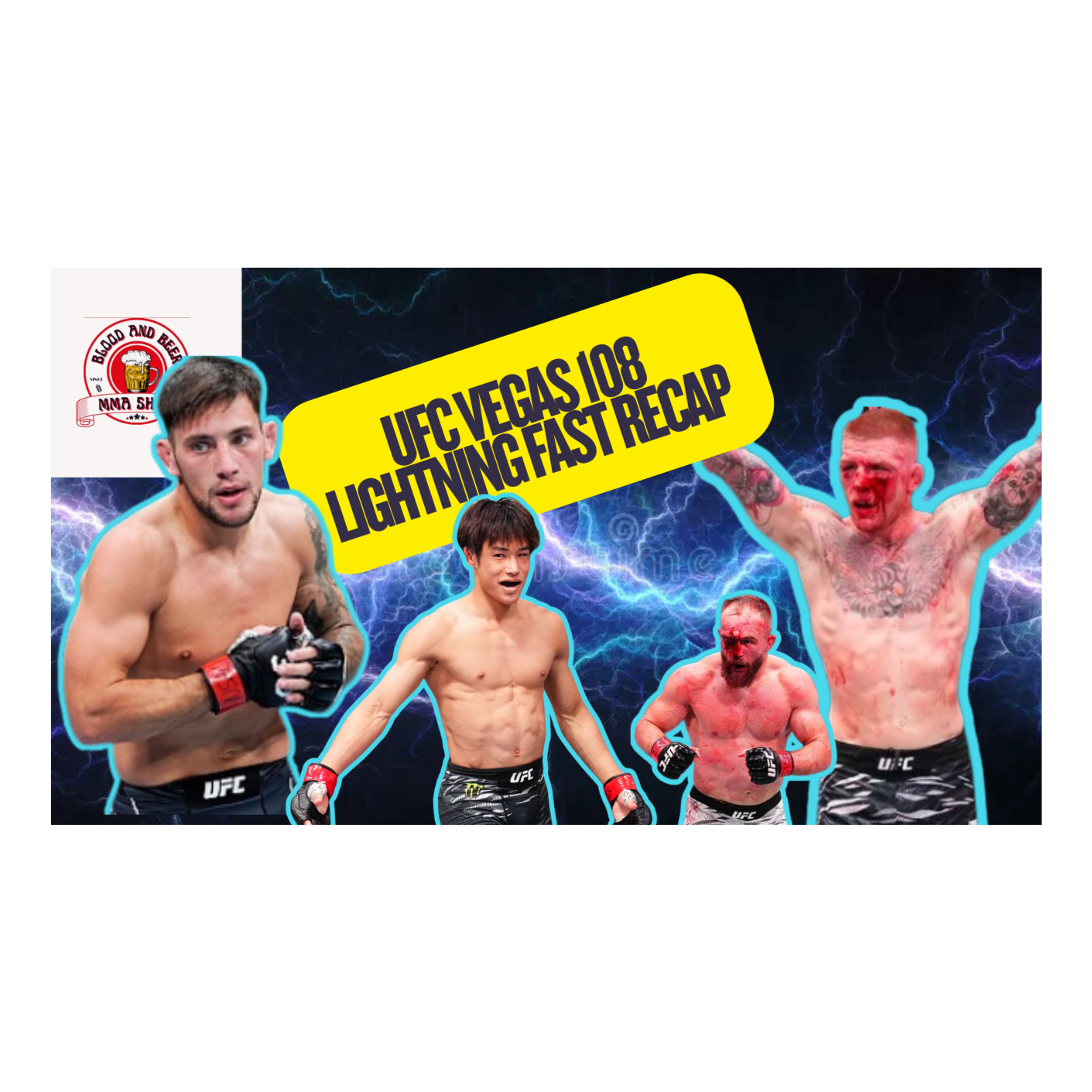 Blood and Beer 167: UFC Vegas 108 Lightning Fast Recap | Taira vs Park episode artwork