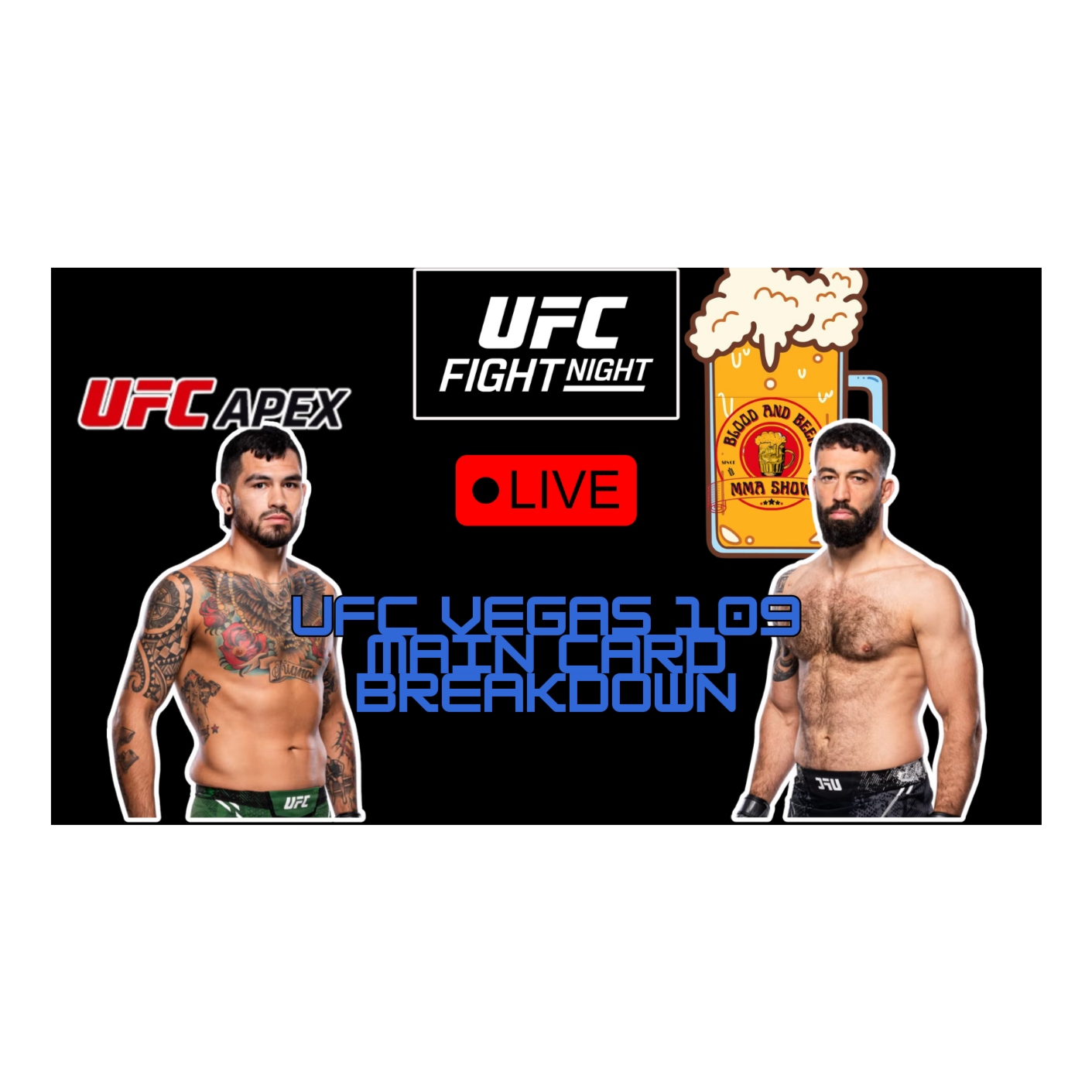 Blood and Beer 169: UFC Vegas 109 Main Card Breakdown Hernandez vs Dolidze | Best Bets episode artwork