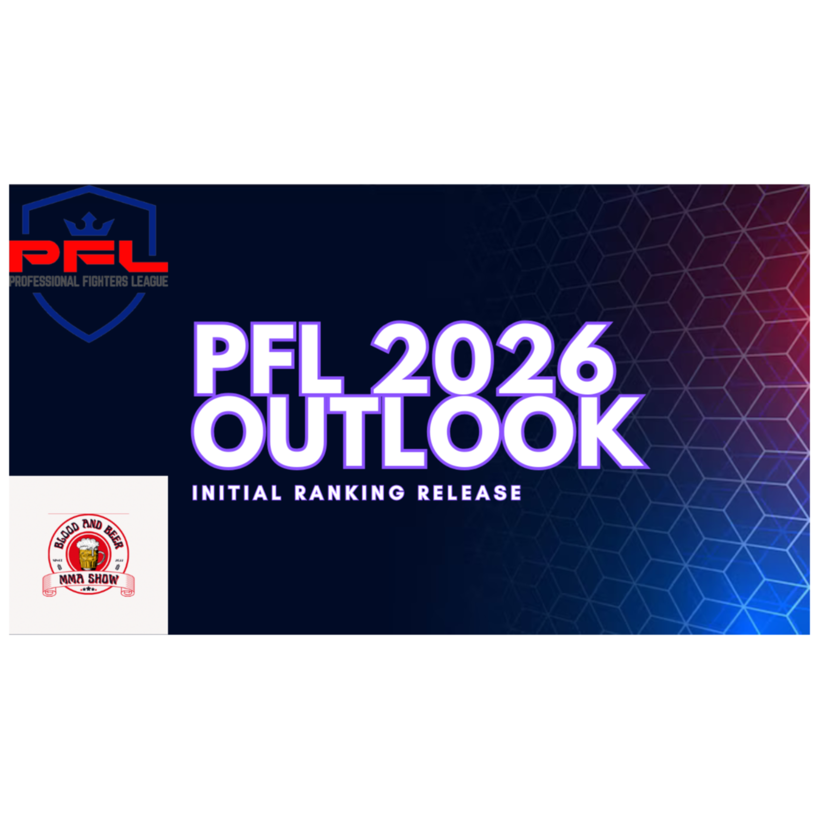 PFL Initial Rankings Released + 2026 Outlook for the Co-leader of MMA episode artwork