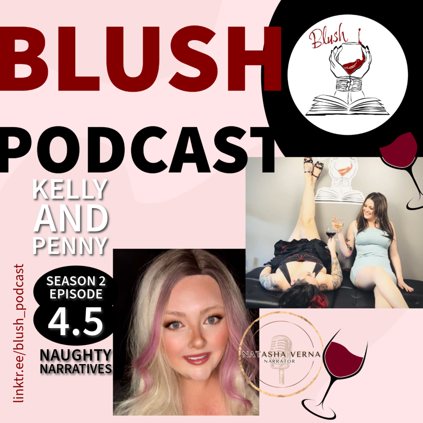 Blush - Good Wine, Naughty Books, Naughtier Conversations