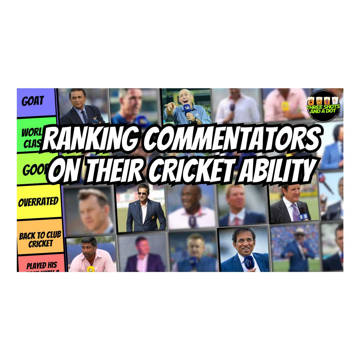 Ranking Cricket Commentators on Their Cricket Ability