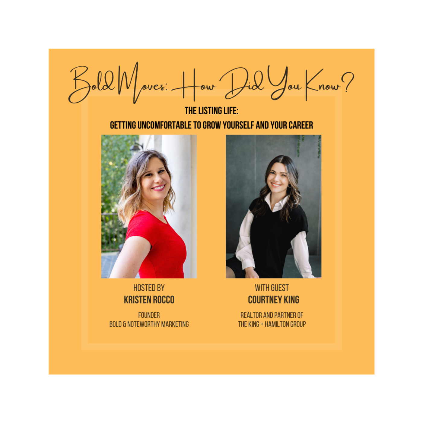 Bold Moves: How Did You Know?