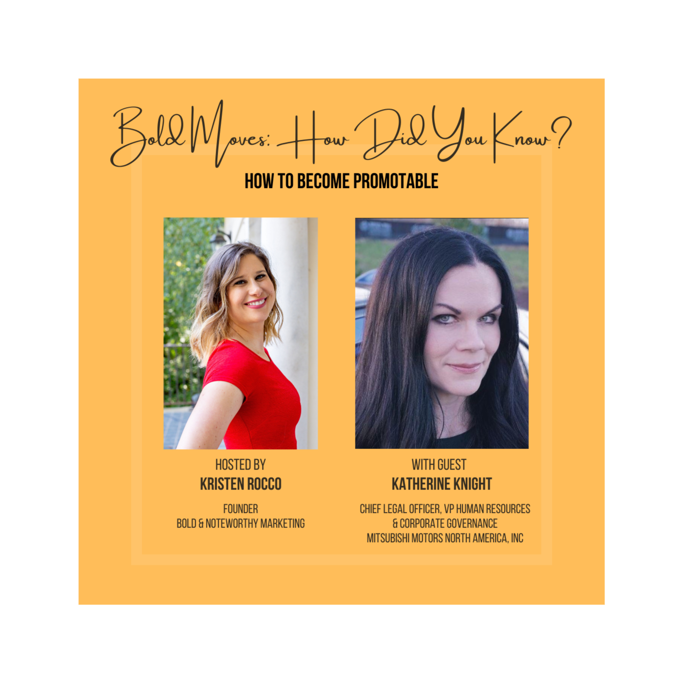 Bold Moves: How Did You Know?