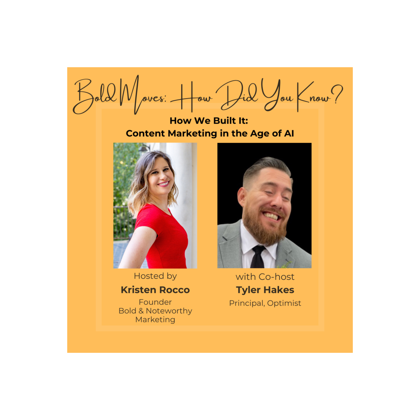 Bold Moves: How Did You Know?