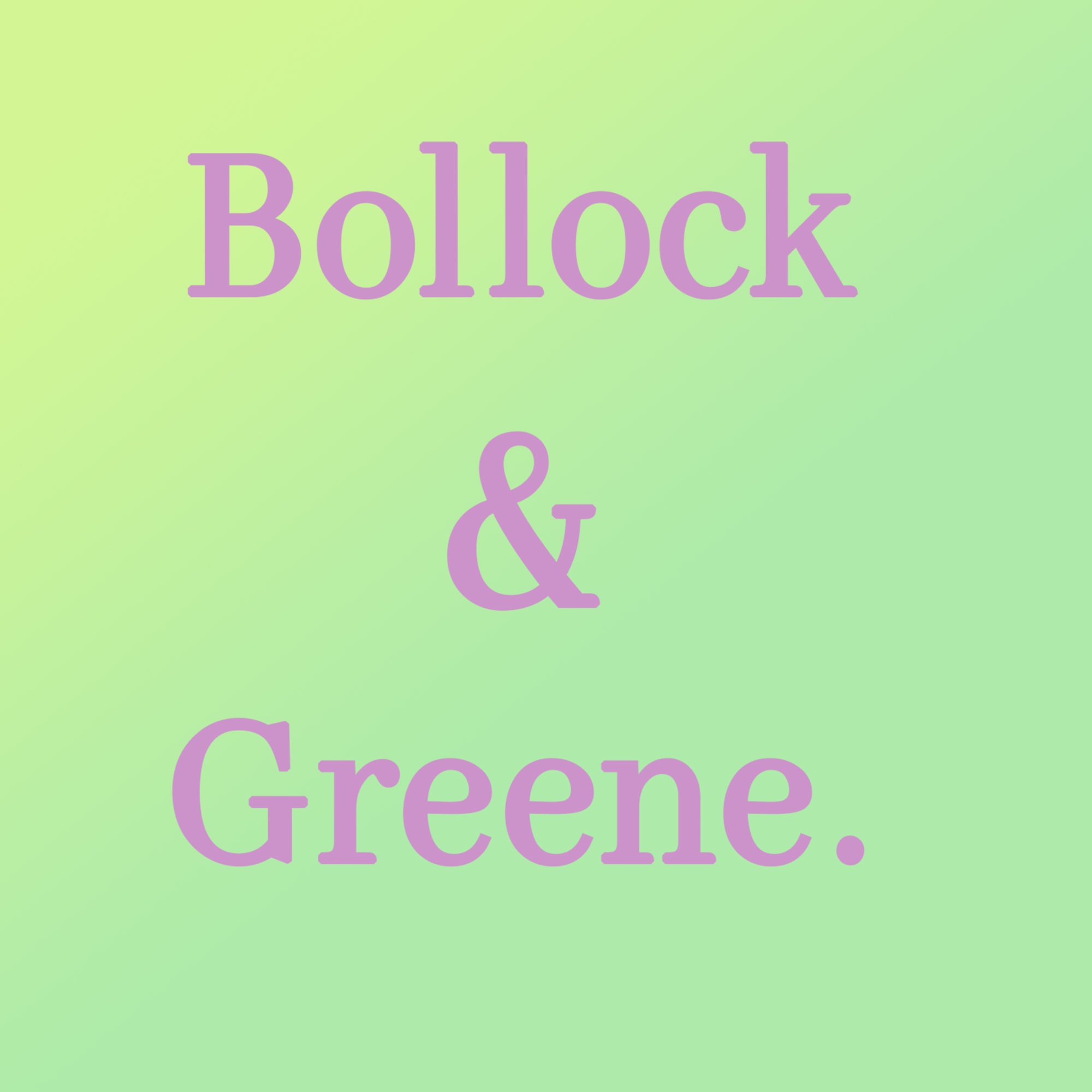 Bollock&greene