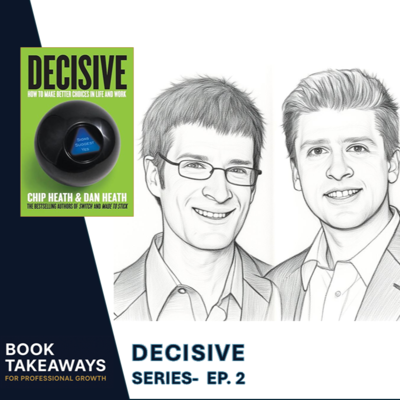 Stay in job that AI might replace or quit and start over? Making Difficult Career Decisions | Book Takeaways from Decisive Book by Chip Heath and Dan Heath Series Episode 2  episode artwork