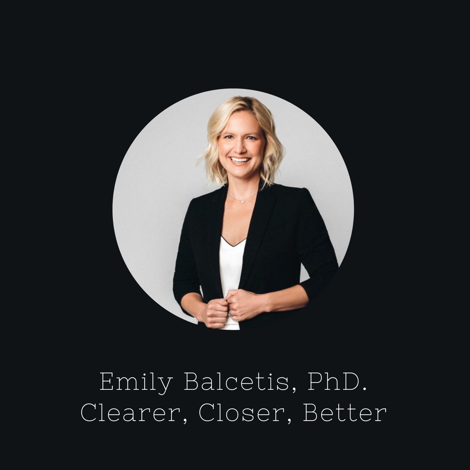 E38: Clearer, Closer Better (Más claro, más cerca, mejor): Emily Balcetis