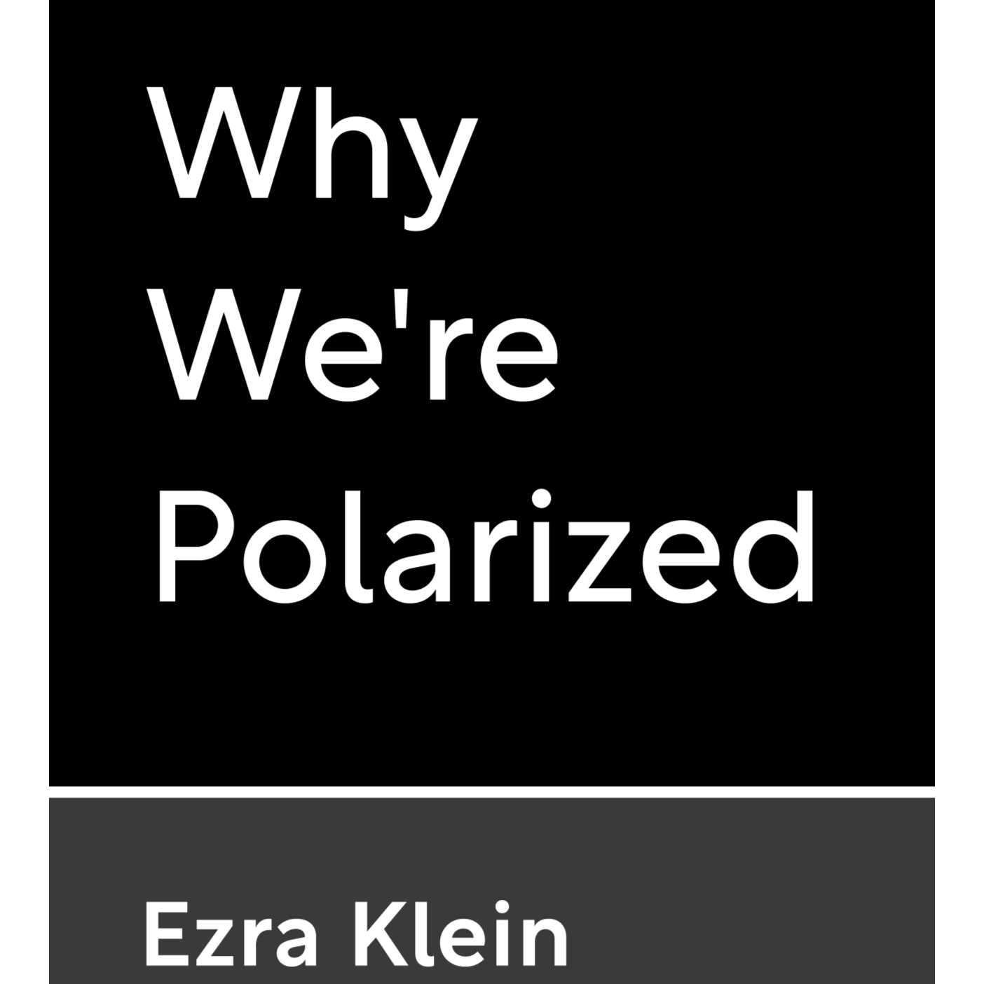 Why We're Polarized Ezra Klein episode artwork