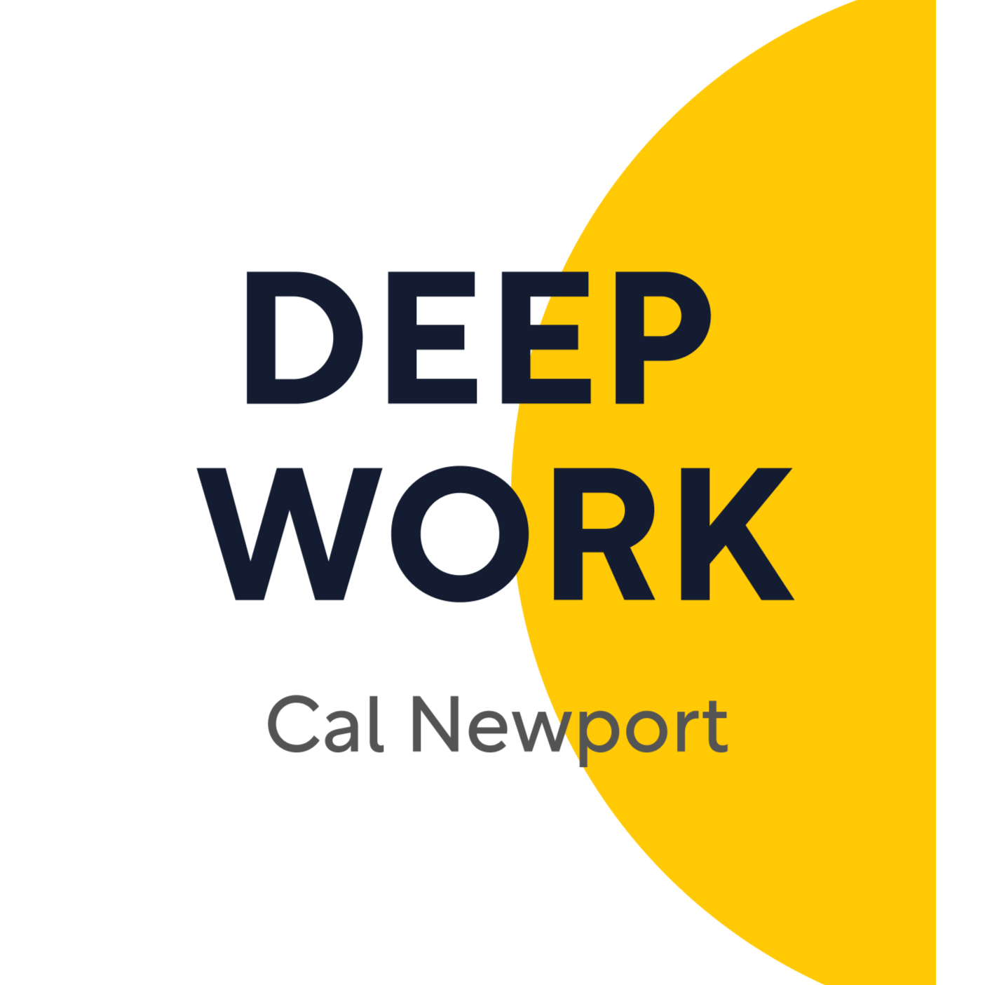Deep Work Rules for Focused Success in a Distracted World Cal Newport episode artwork
