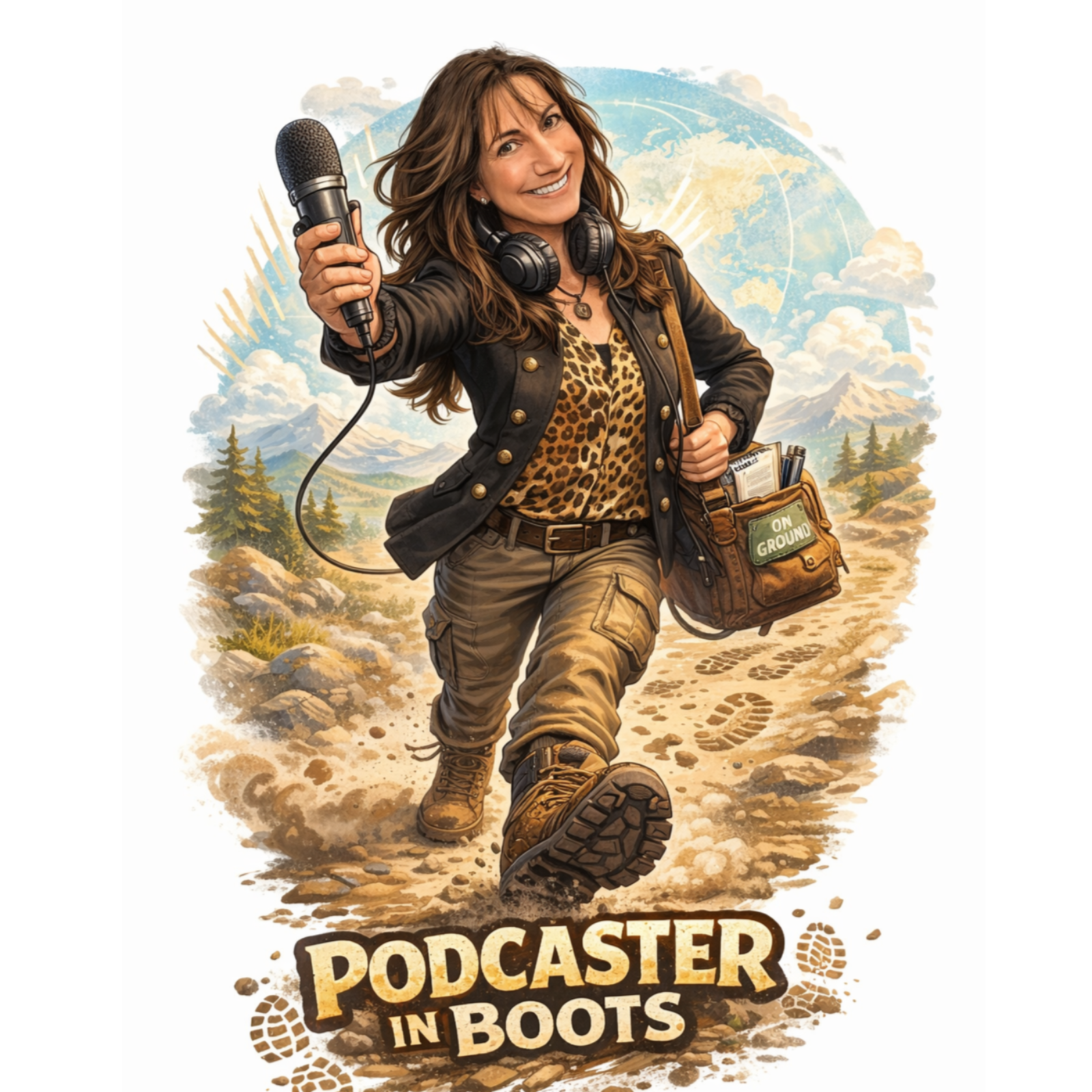 Podcaster In Boots