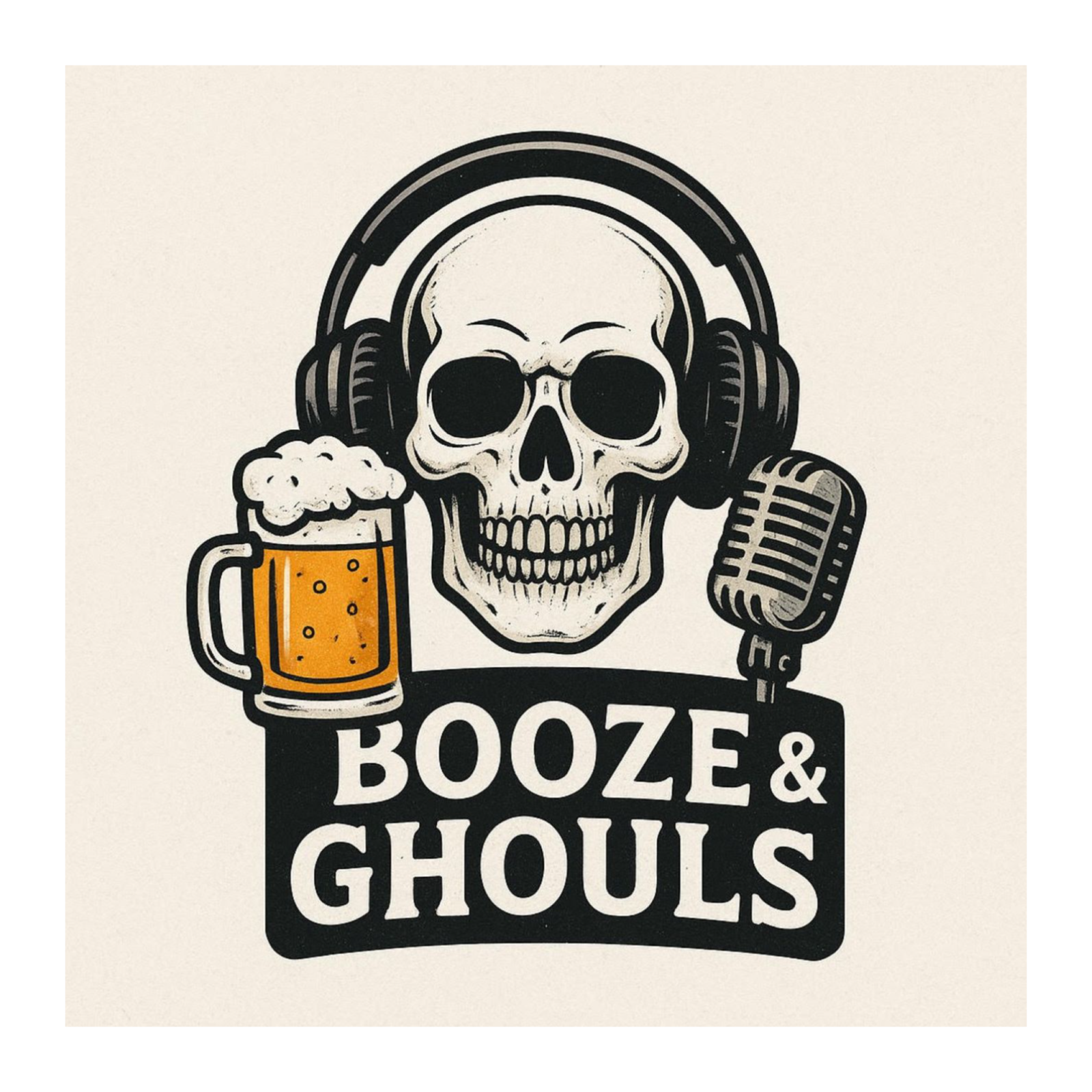 Booze and Ghouls podcast artwork