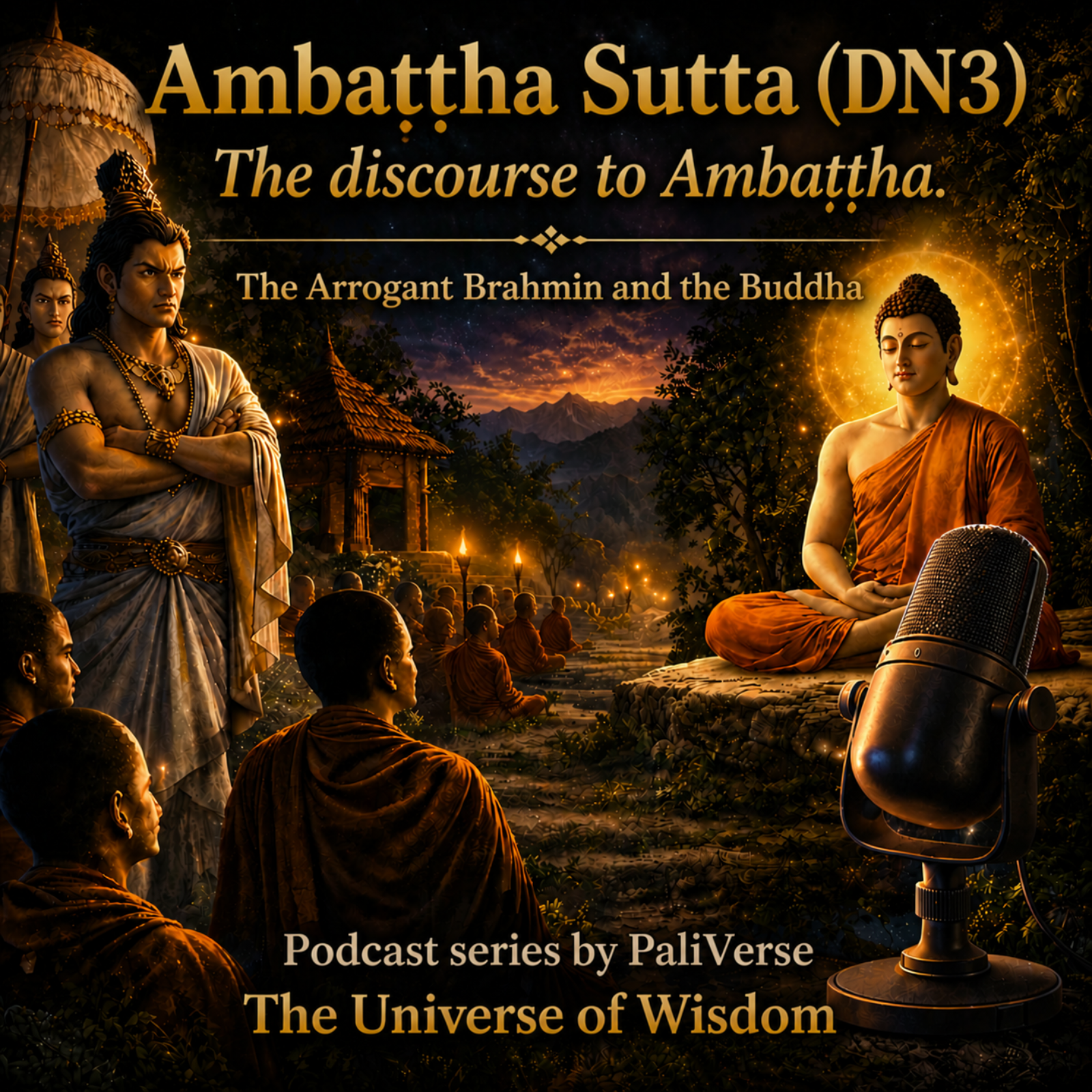 Ambaṭṭha Sutta (DN3): The Discourse to the Brahmin Ambaṭṭha — The Arrogant Brahmin and the Buddha