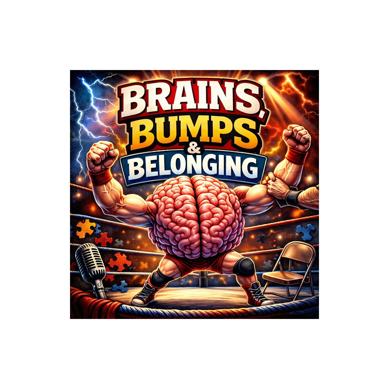 Brains, Bumps & Belonging podcast artwork
