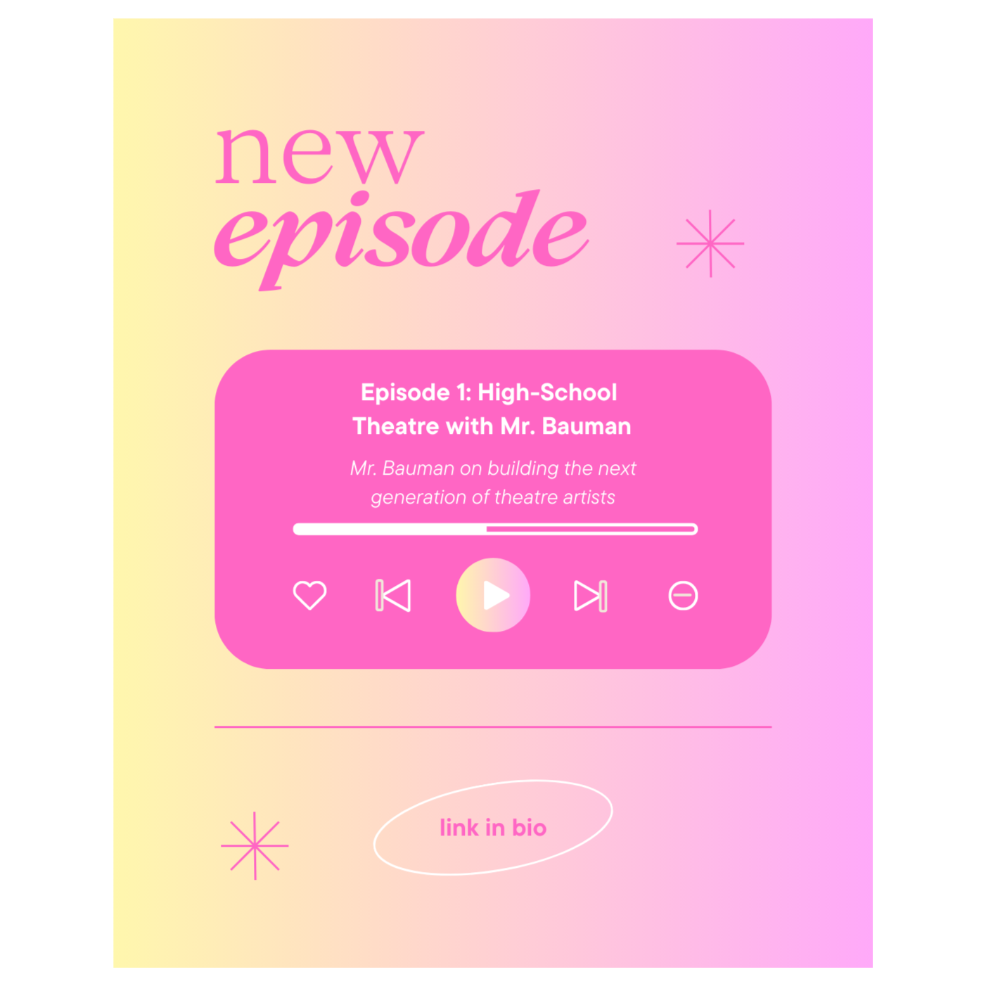 Episode 1: High-School Theatre with Mr. Bauman