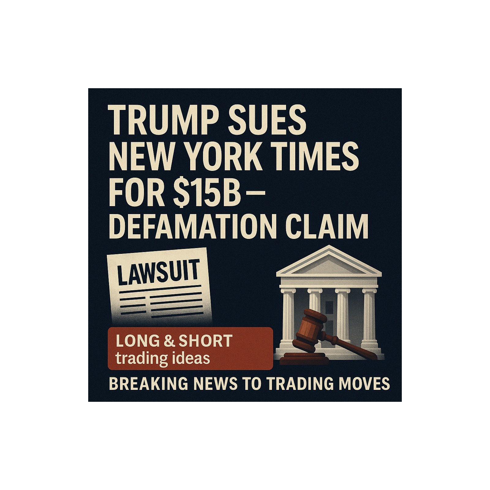 Trump's $15 Billion Lawsuit: Media Winners and Losers episode artwork