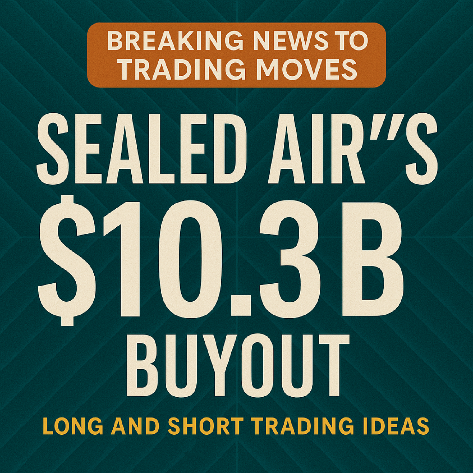 Sealed Air $10.3B Buyout Impact on Packaging and Traders episode artwork