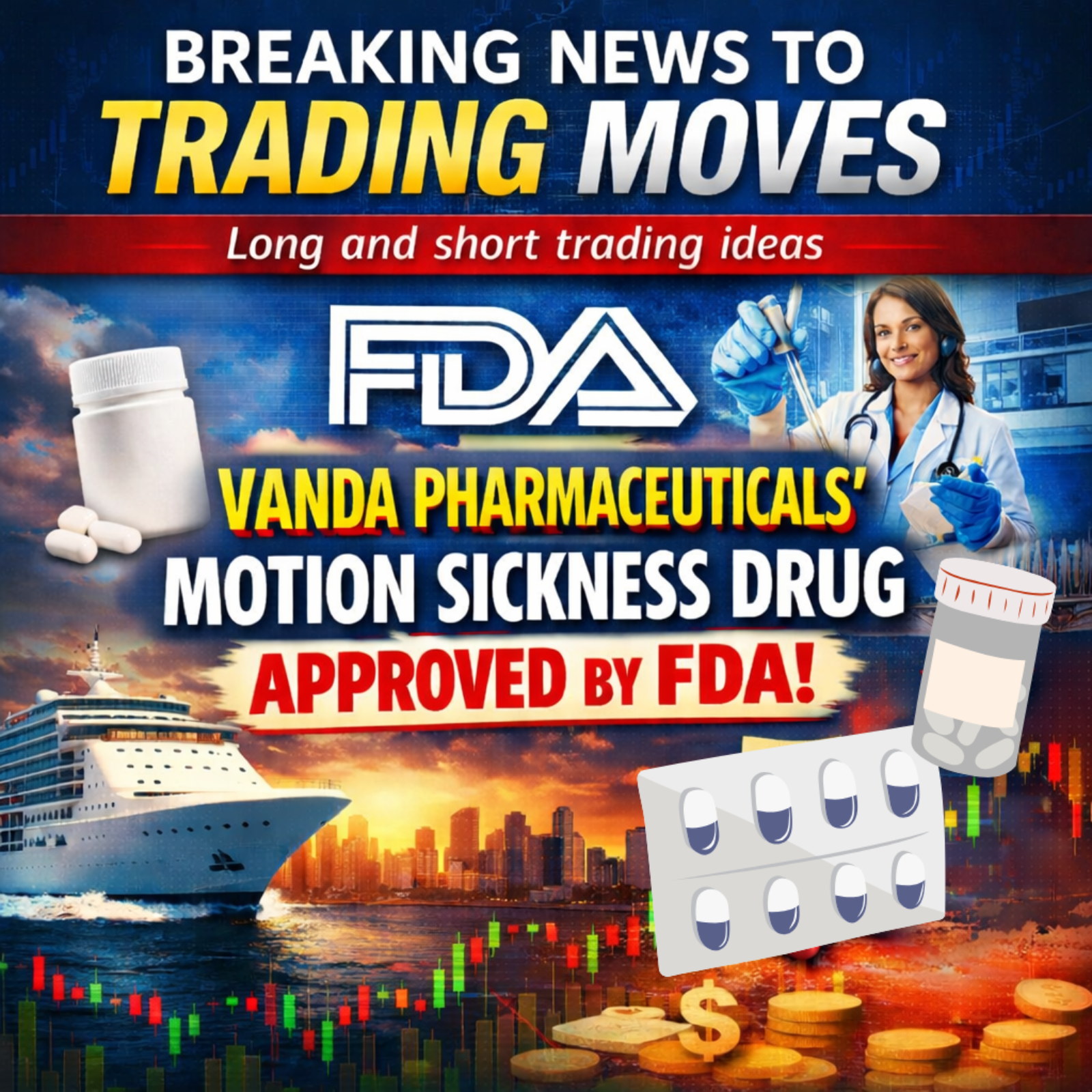 Vanda Pharmaceuticals: The Tradipitant FDA Approval Catalyst episode artwork