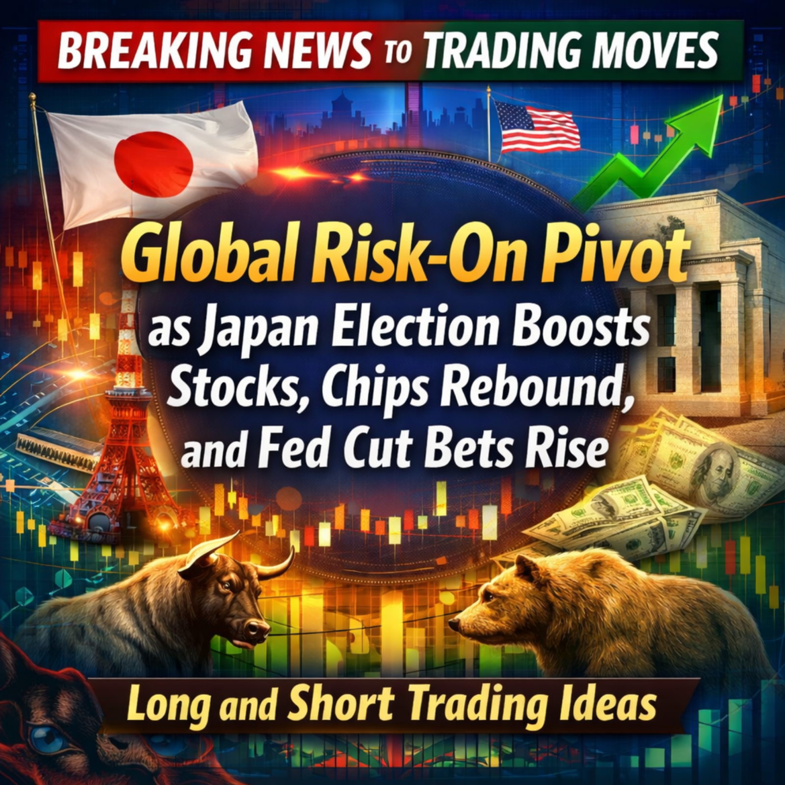 Global Risk-On Pivot as Japan Election Boosts Stocks, Chips Rebound, and Fed Cut Bets Rise episode artwork