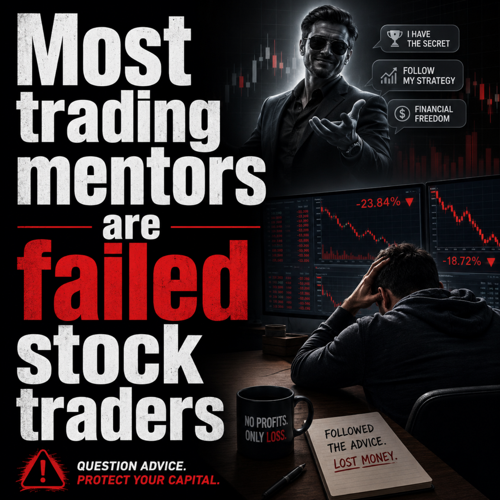 Most trading mentors are failed stock traders episode artwork