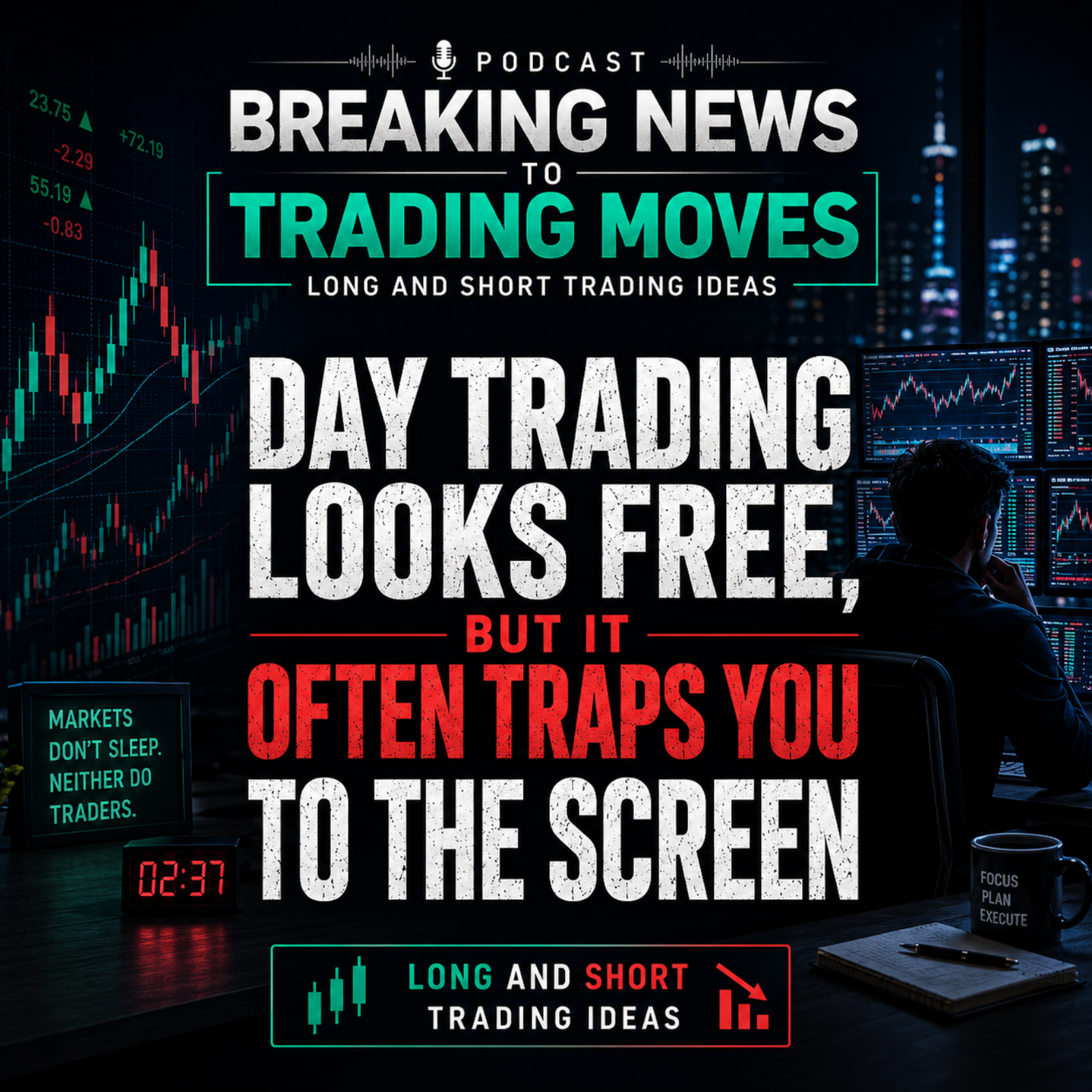 Day trading looks free, but it often traps you to the screen episode artwork