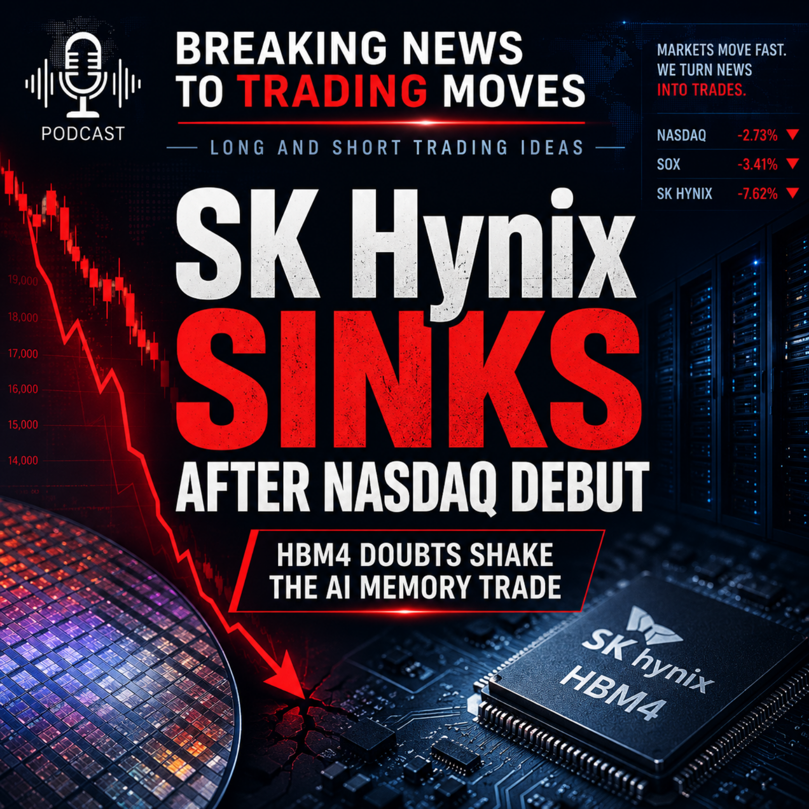 SK Hynix sinks after Nasdaq debut: HBM4 doubts shake the AI memory trade episode artwork