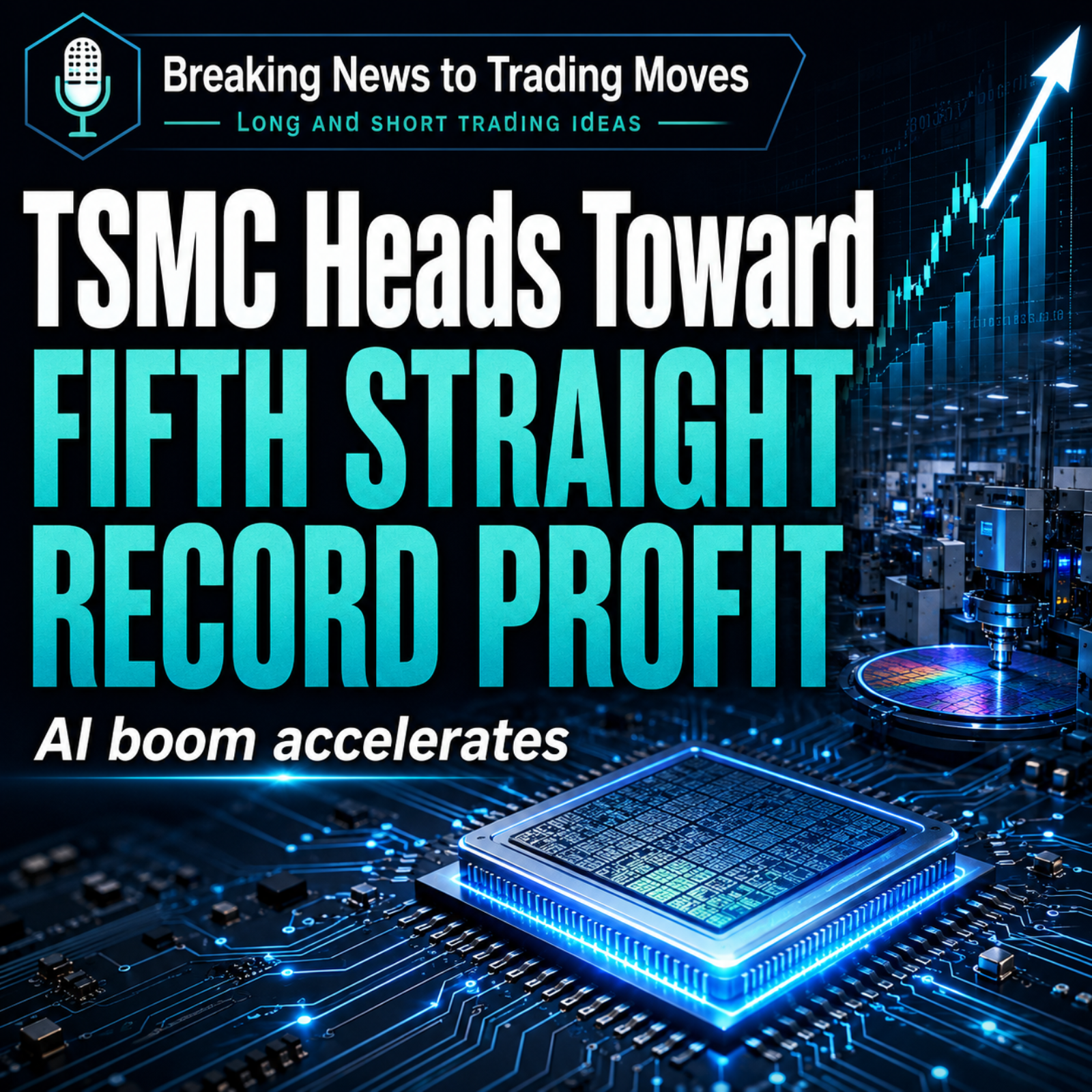 TSMC heads for a fifth straight record profit as AI demand accelerates episode artwork
