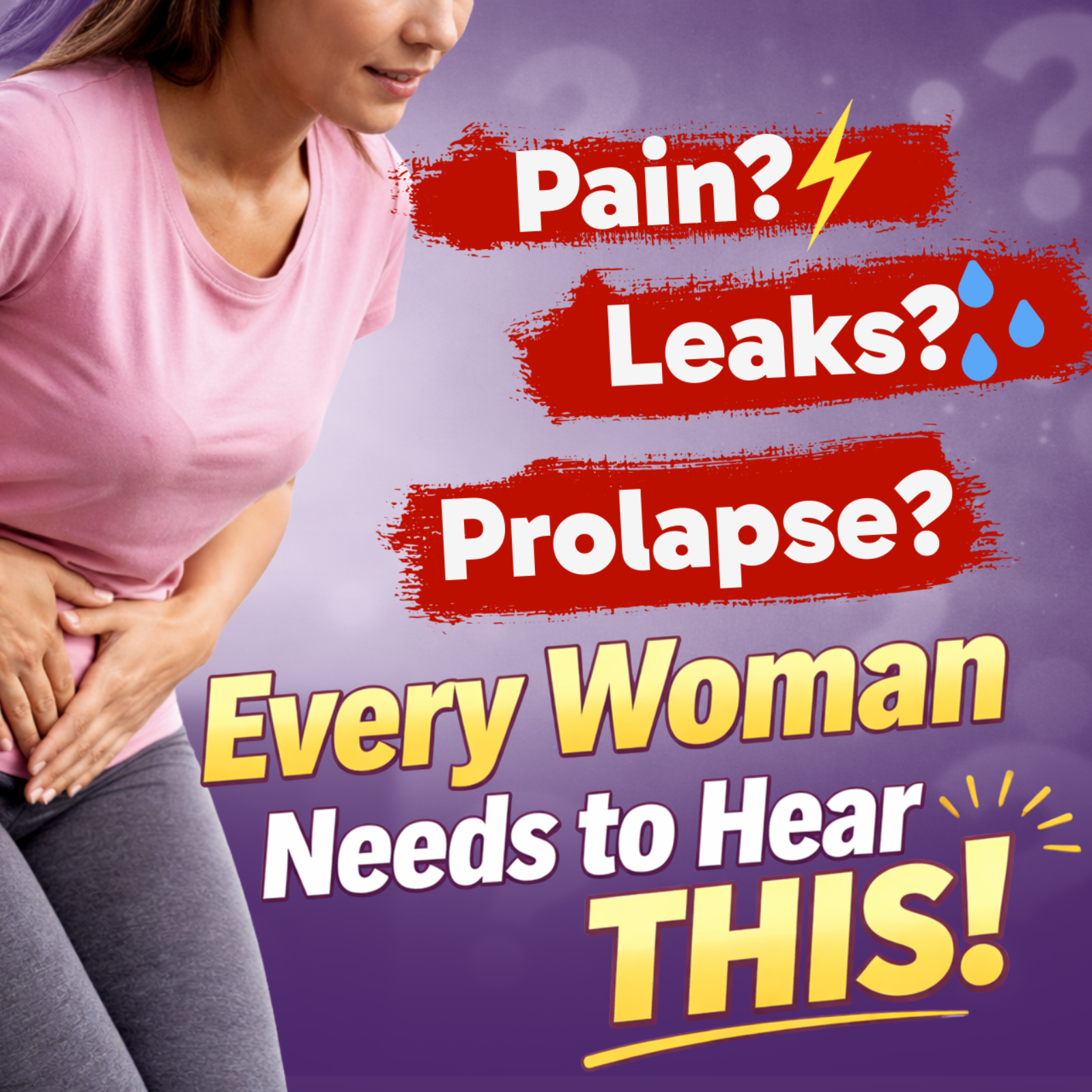 Incontinence, Pain, & Prolapse are NOT Normal: Taking Charge of Your Health episode artwork