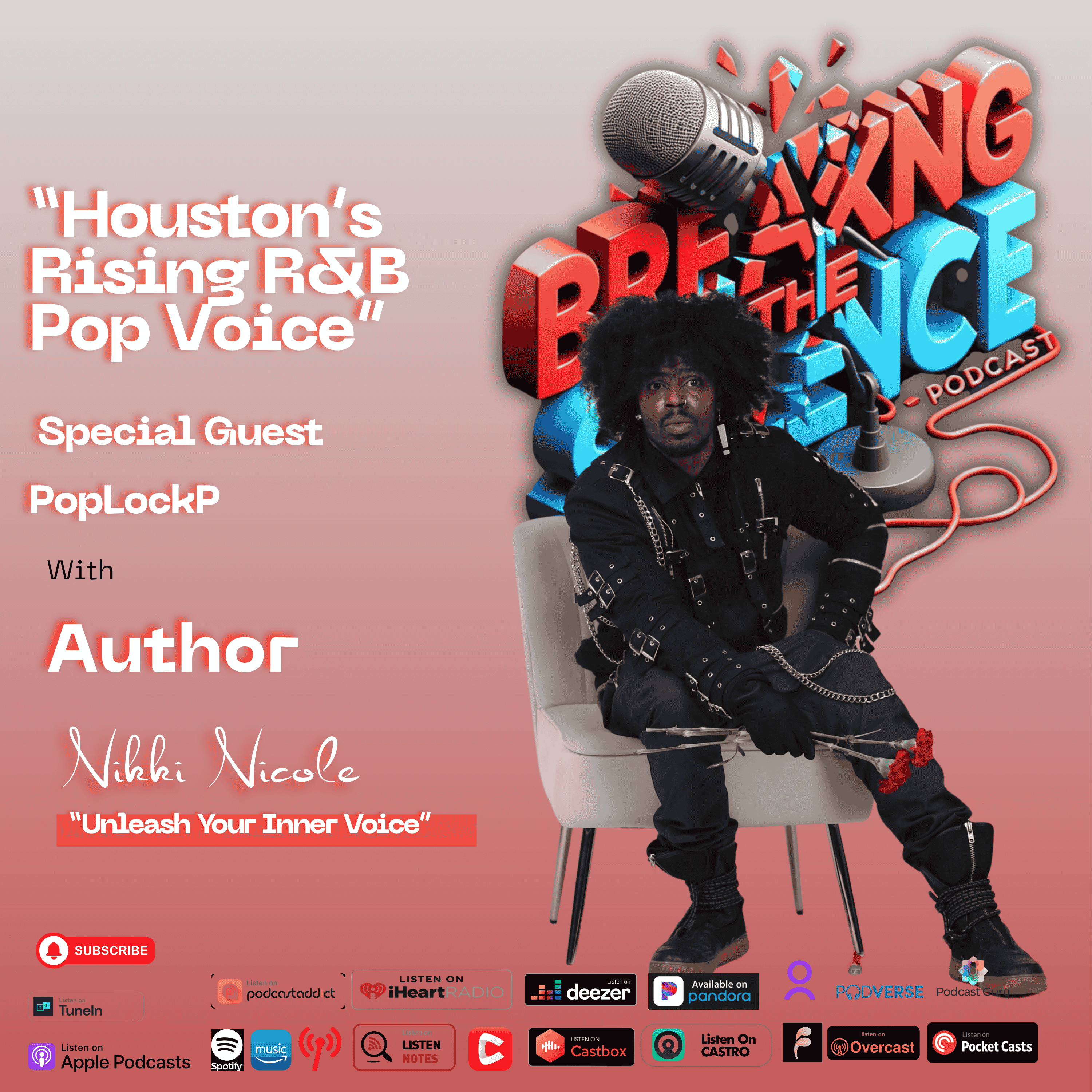 “Breaking the Silence with Poplockp: Houston’s Rising R&B Pop Voice” episode artwork