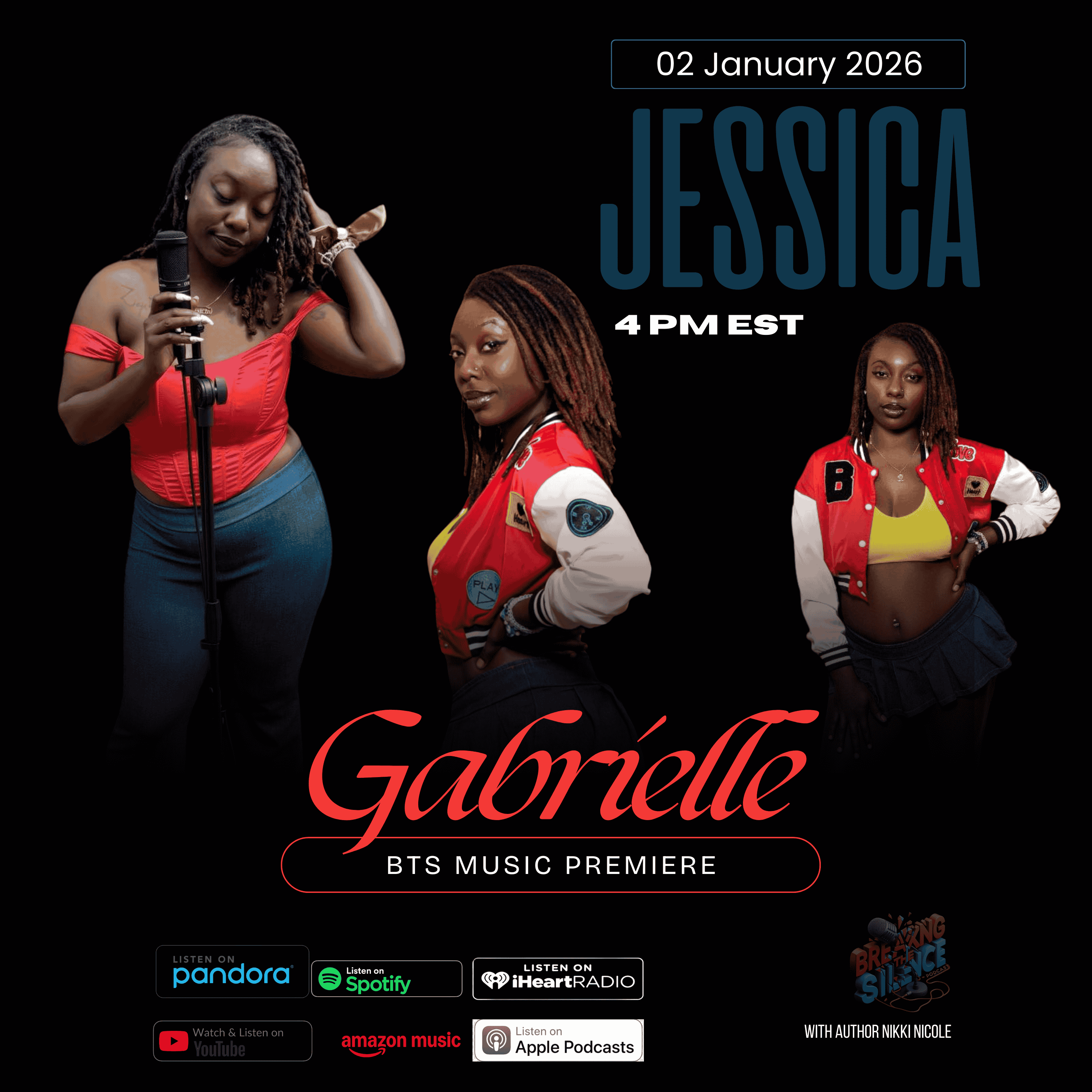 Breaking the Silence Music Promo: Jessica Gabrielle Steps Into the Spotlight! episode artwork