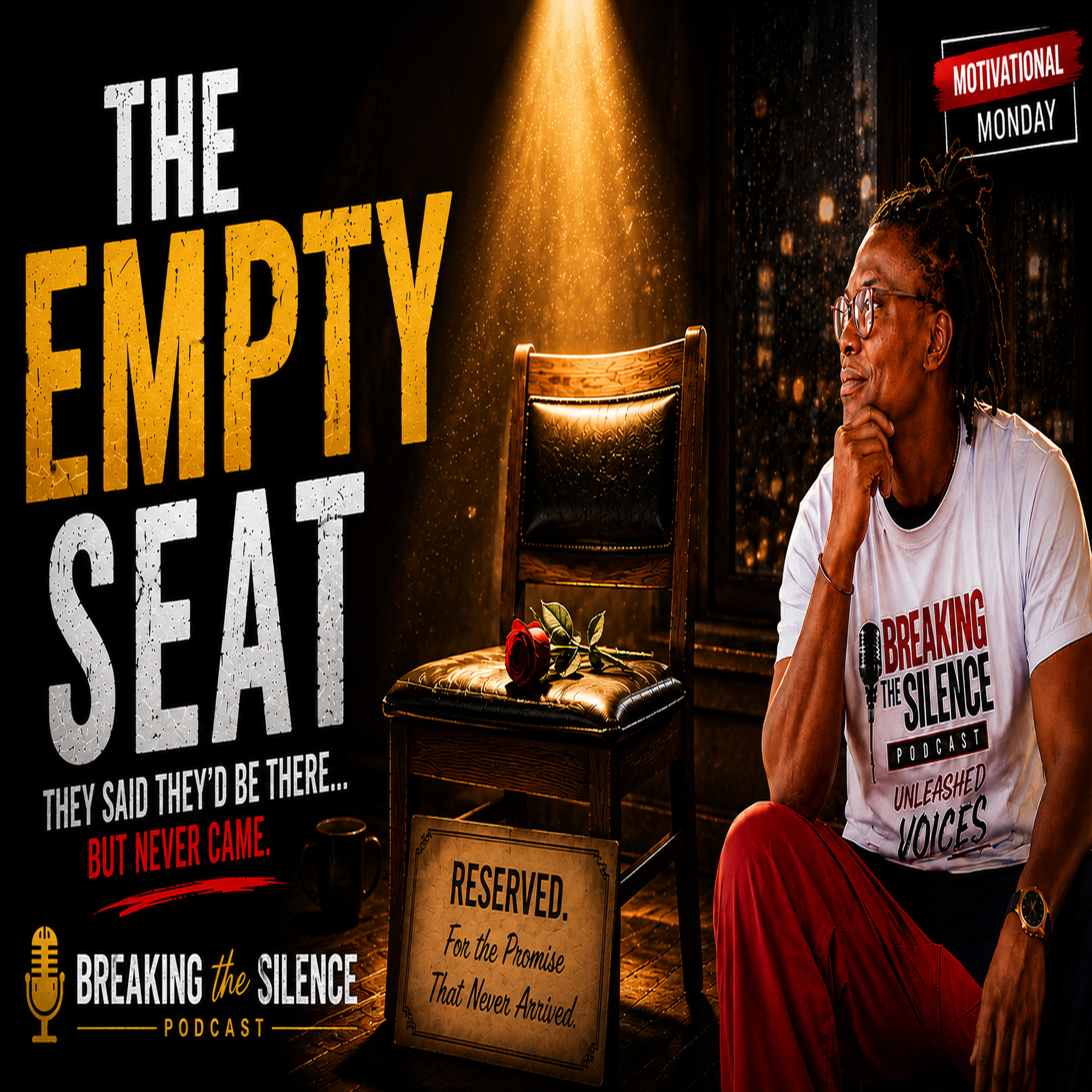 The Empty Seat | The People You Needed Never Showed Up... Now What? | Motivational Monday episode artwork