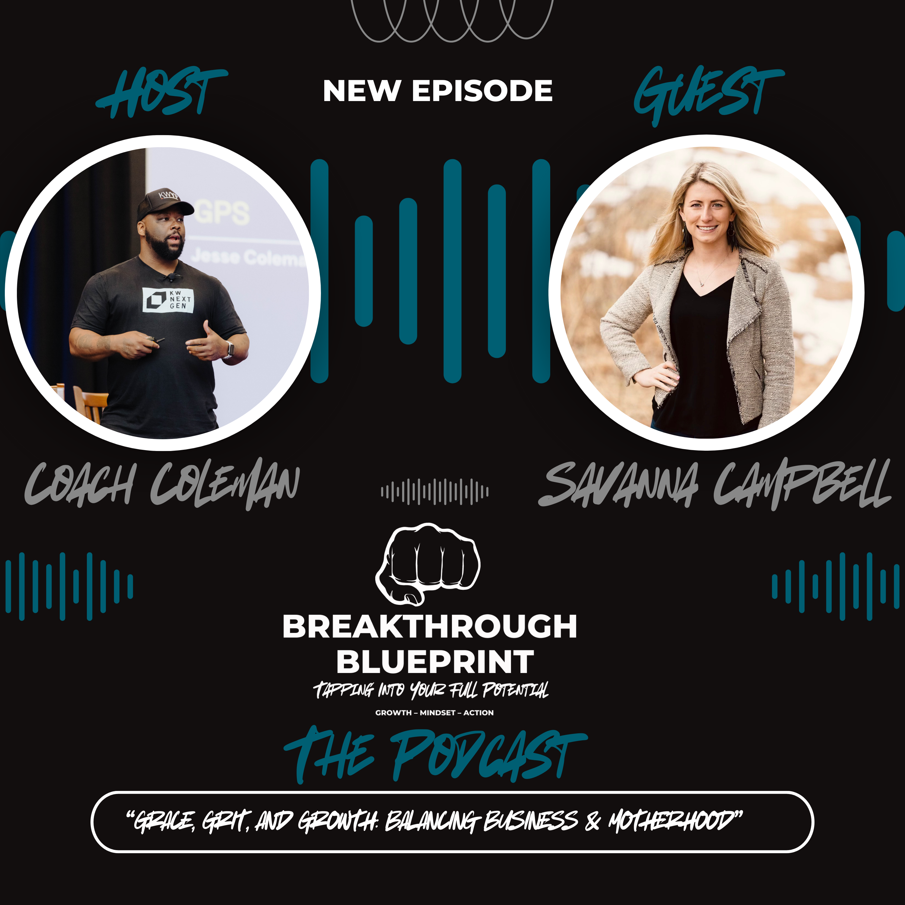 Breakthrough Blueprint The Podcast Ep. 17 “Grace, Grit, and Growth: Balancing Business & Motherhood”