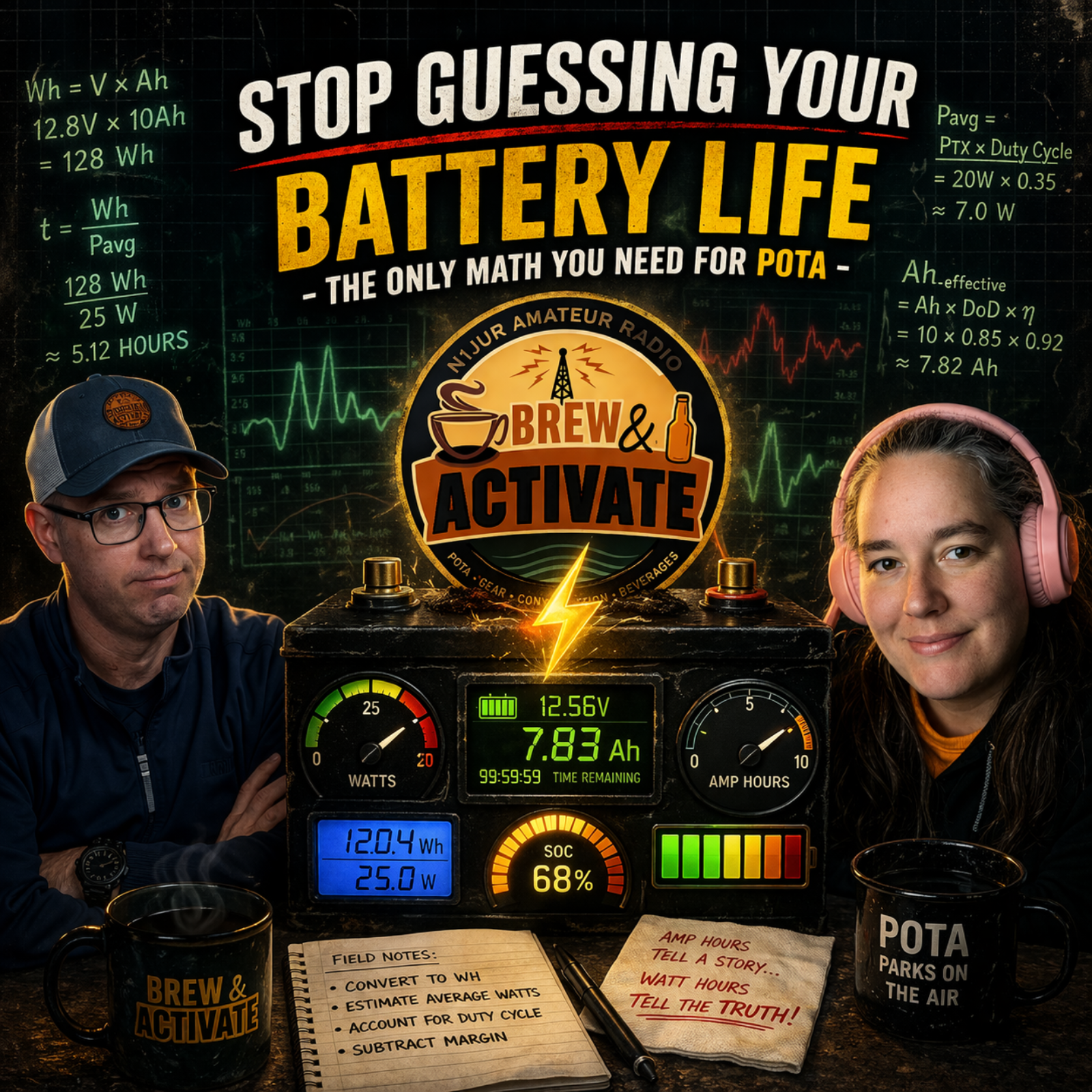  Stop Guessing Your Battery Life – The Only Math You Need for POTA episode artwork