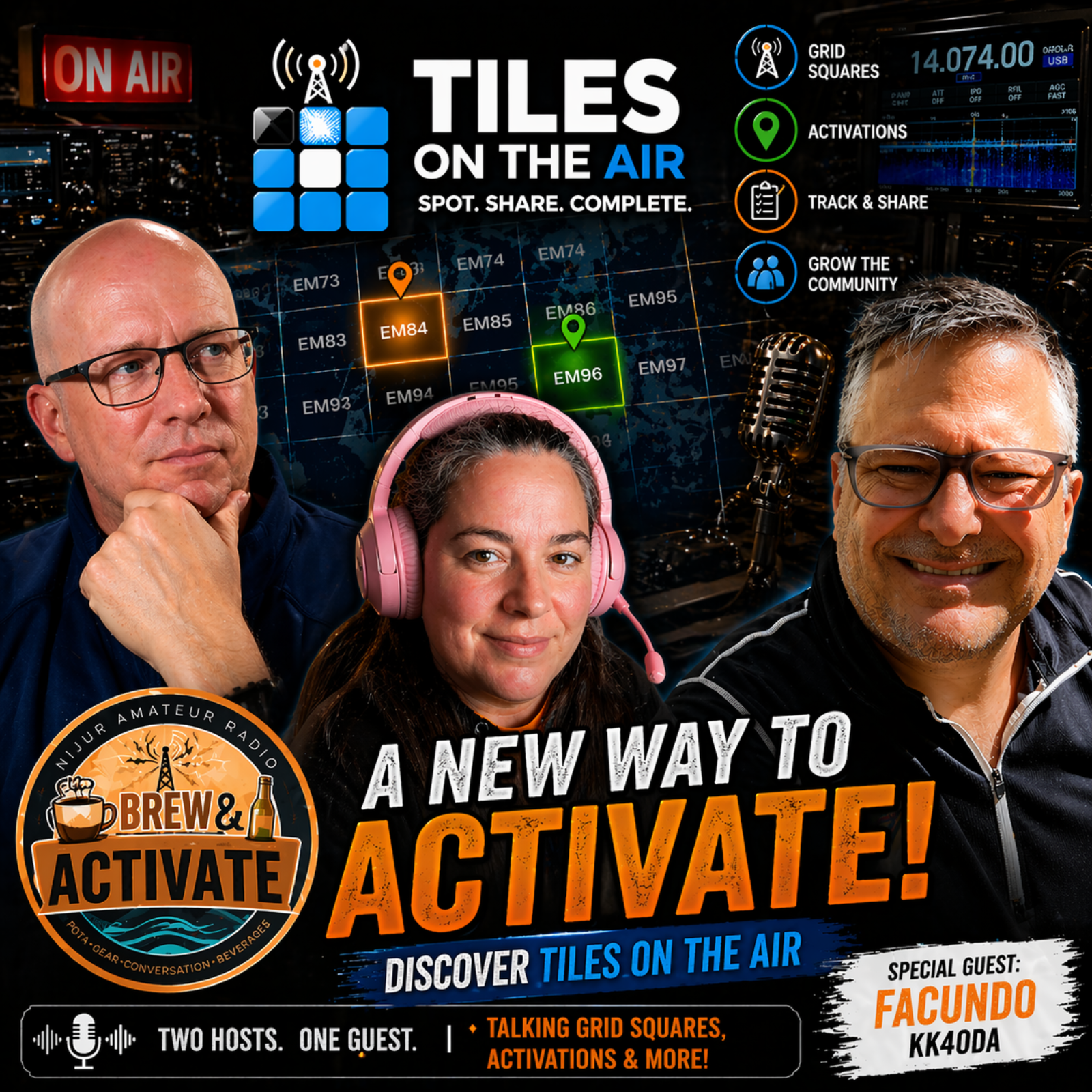 Stop Chasing Parks… Start Activating Grids (Tiles On The Air) episode artwork