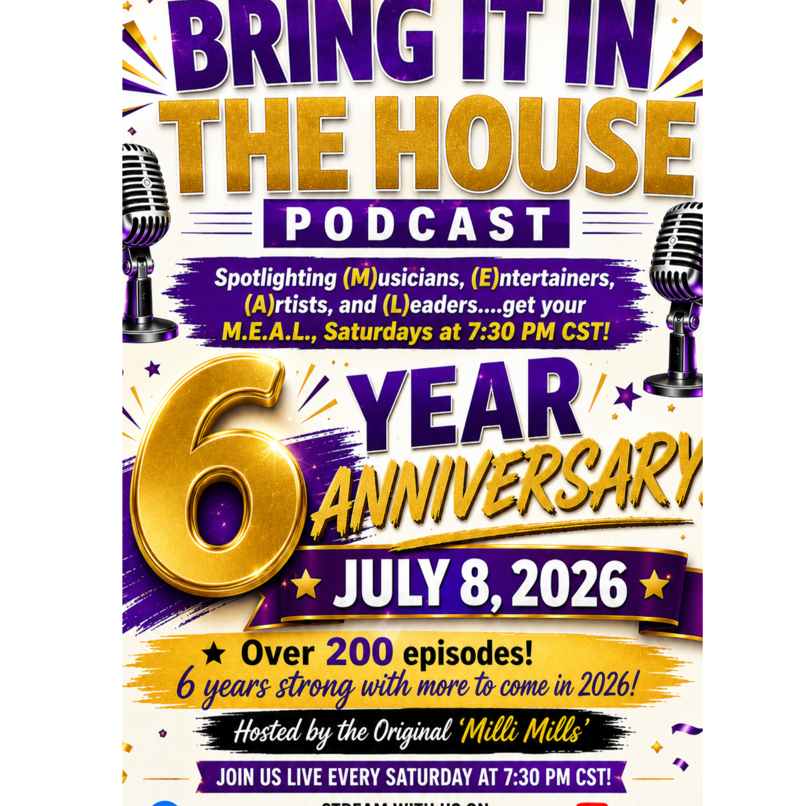 'BRING IT IN THE HOUSE' - Weekly Podcast Show