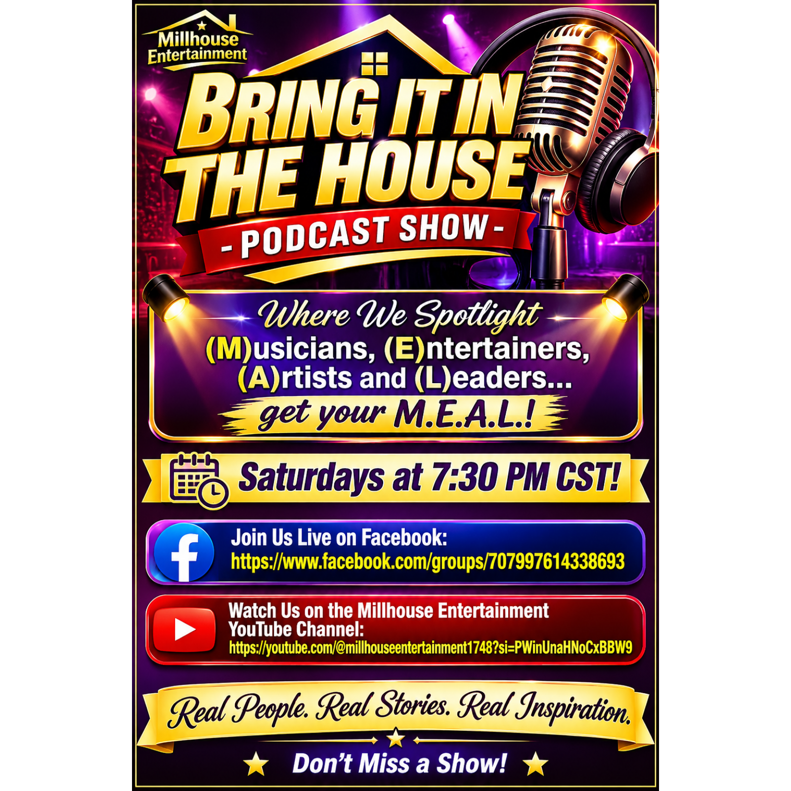 'BRING IT IN THE HOUSE' - Weekly Podcast Show