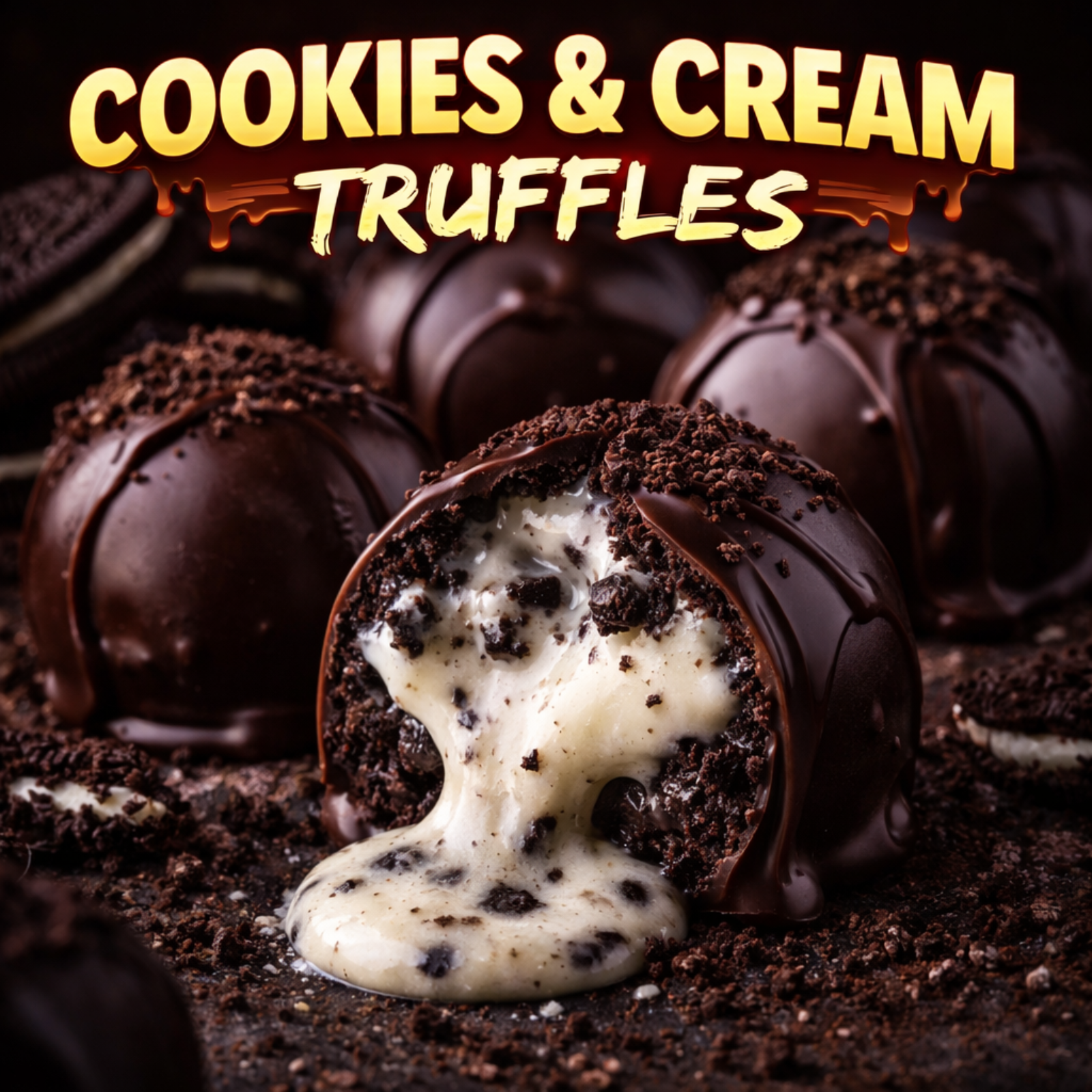 Cookies & Cream Lava Truffles 