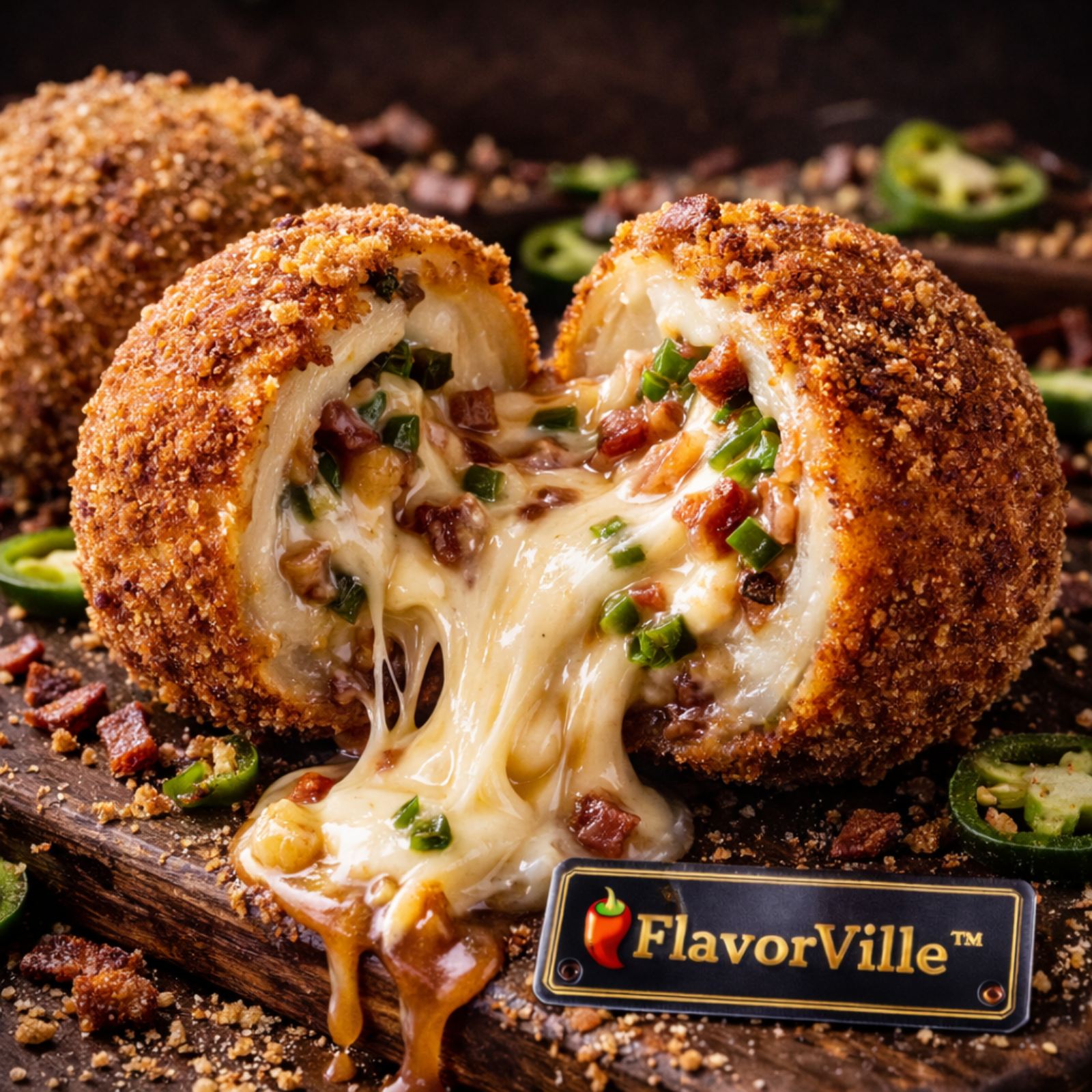 Mozzarella Bacon Jalapeño Stuffed Onion Bomb (Brian M. Inspired)