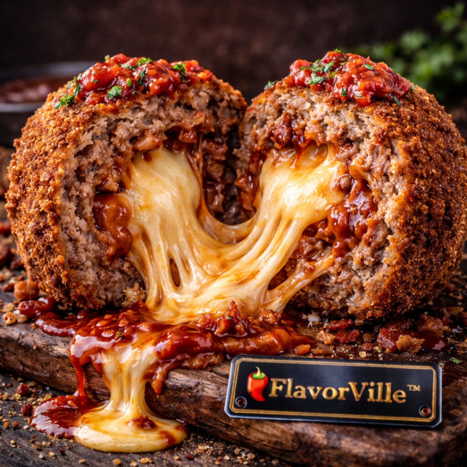 Deep Fried Loaded Baked Potato Bomb 