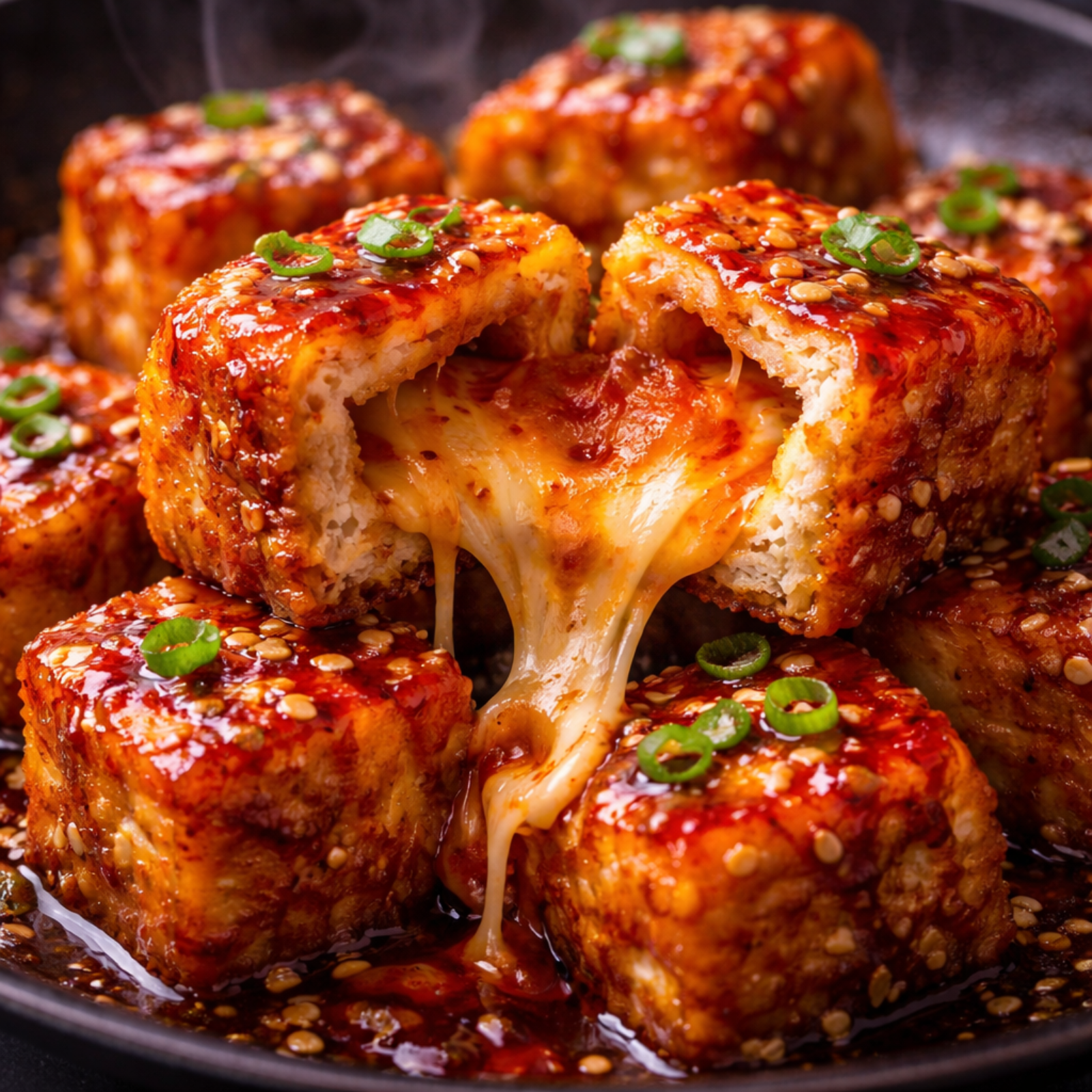 VOLCANO STUFFED TOFU BITES — FlavorVille™ Style