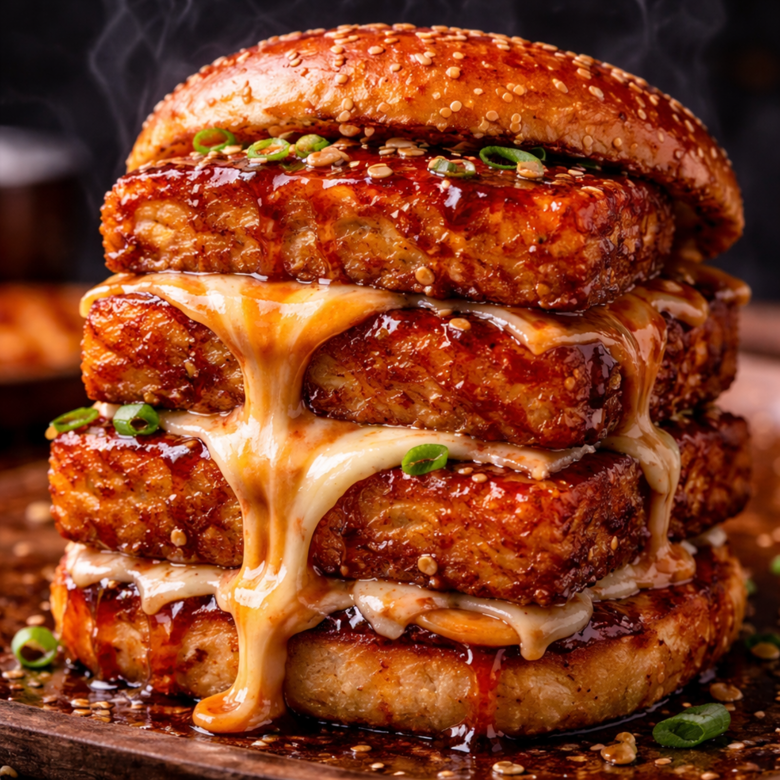 CRISPY TOFU STACK MELT — FlavorVille™ Style