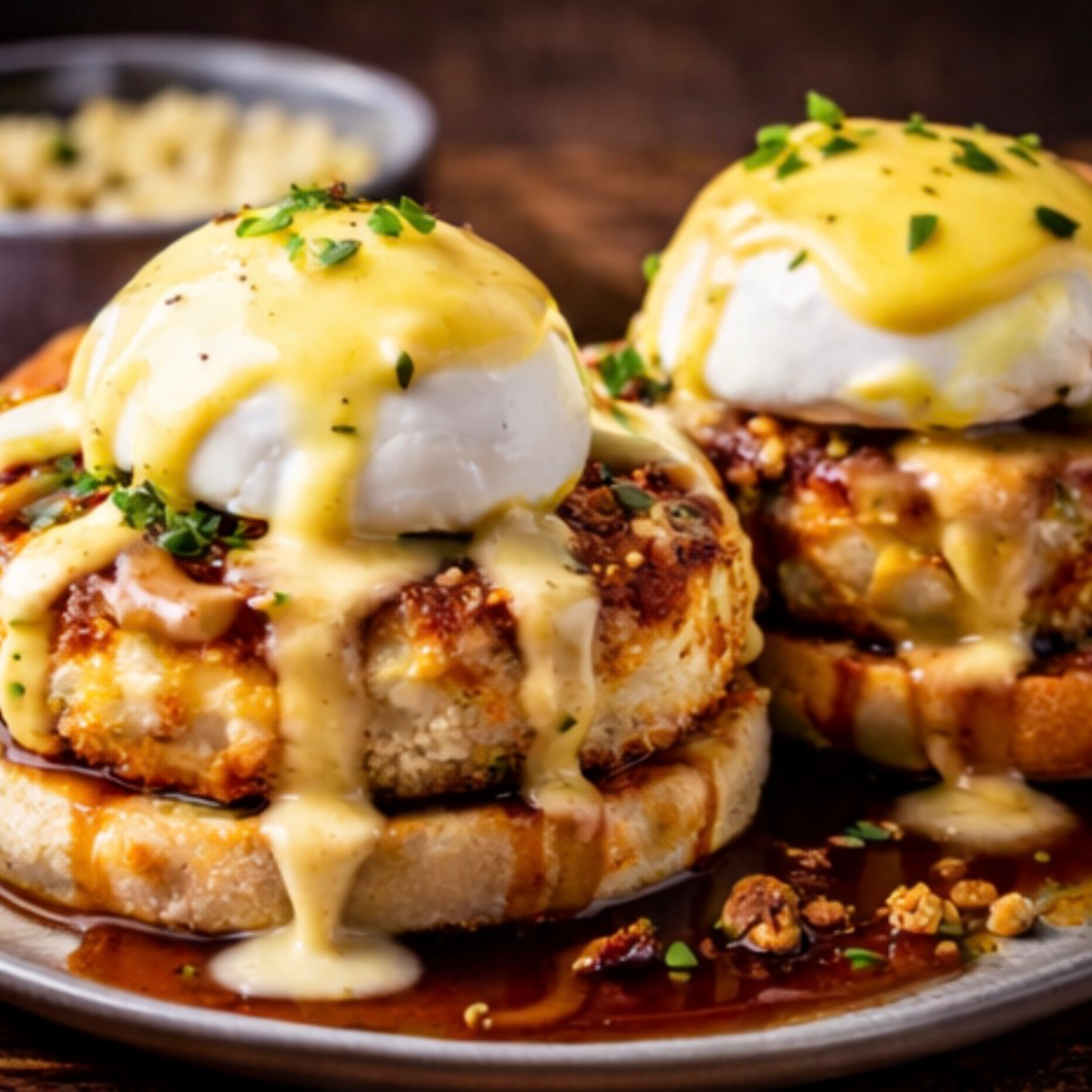 Lemon Blueberry Goat Cheese Pancakes 