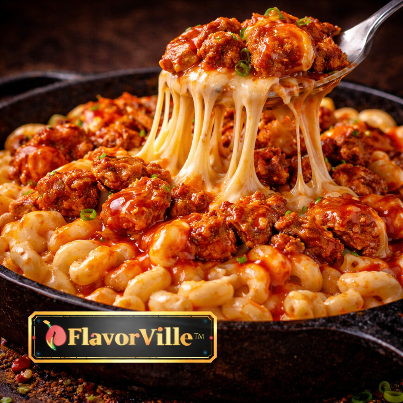 Buffalo Chicken Mac Melt 