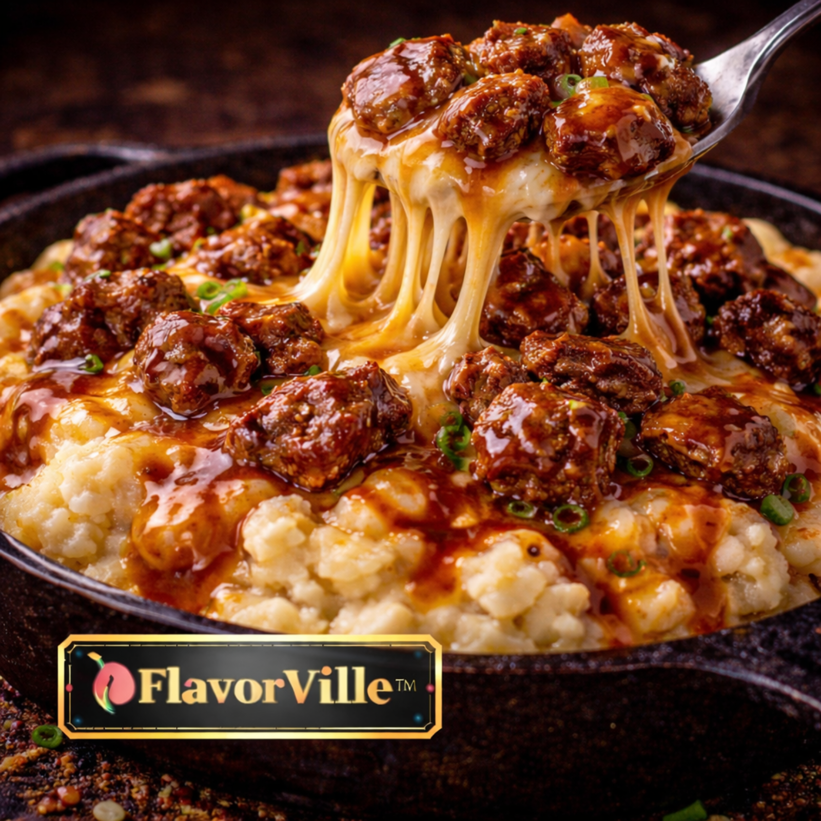 Garlic Butter Steak Bites Loaded Mash Melt 