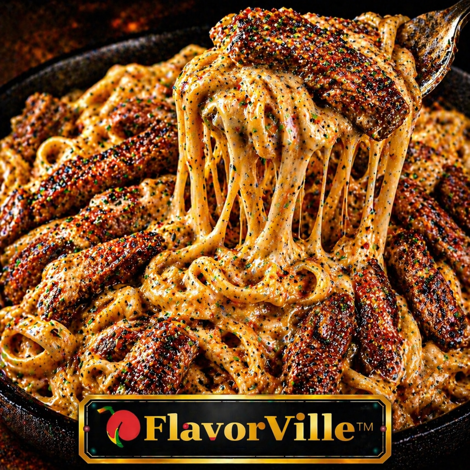 Cajun Alfredo Steak Pasta Explosion 