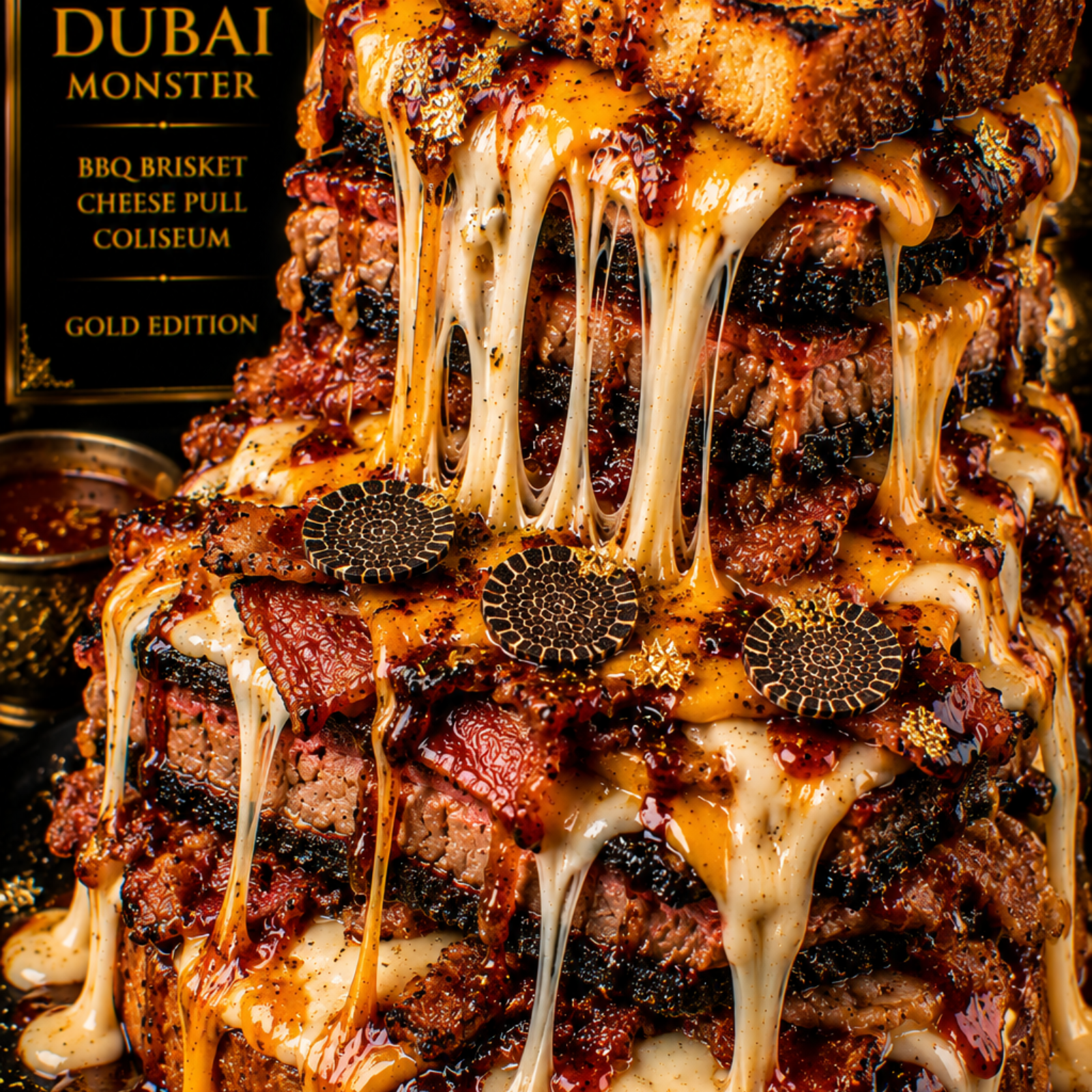 Dubai BBQ Brisket Cheese Pull Coliseum (FlavorVille™)